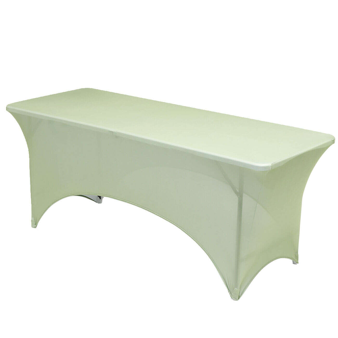 Housse de table Fiesta extensible tissu vert 180x74xH76cm