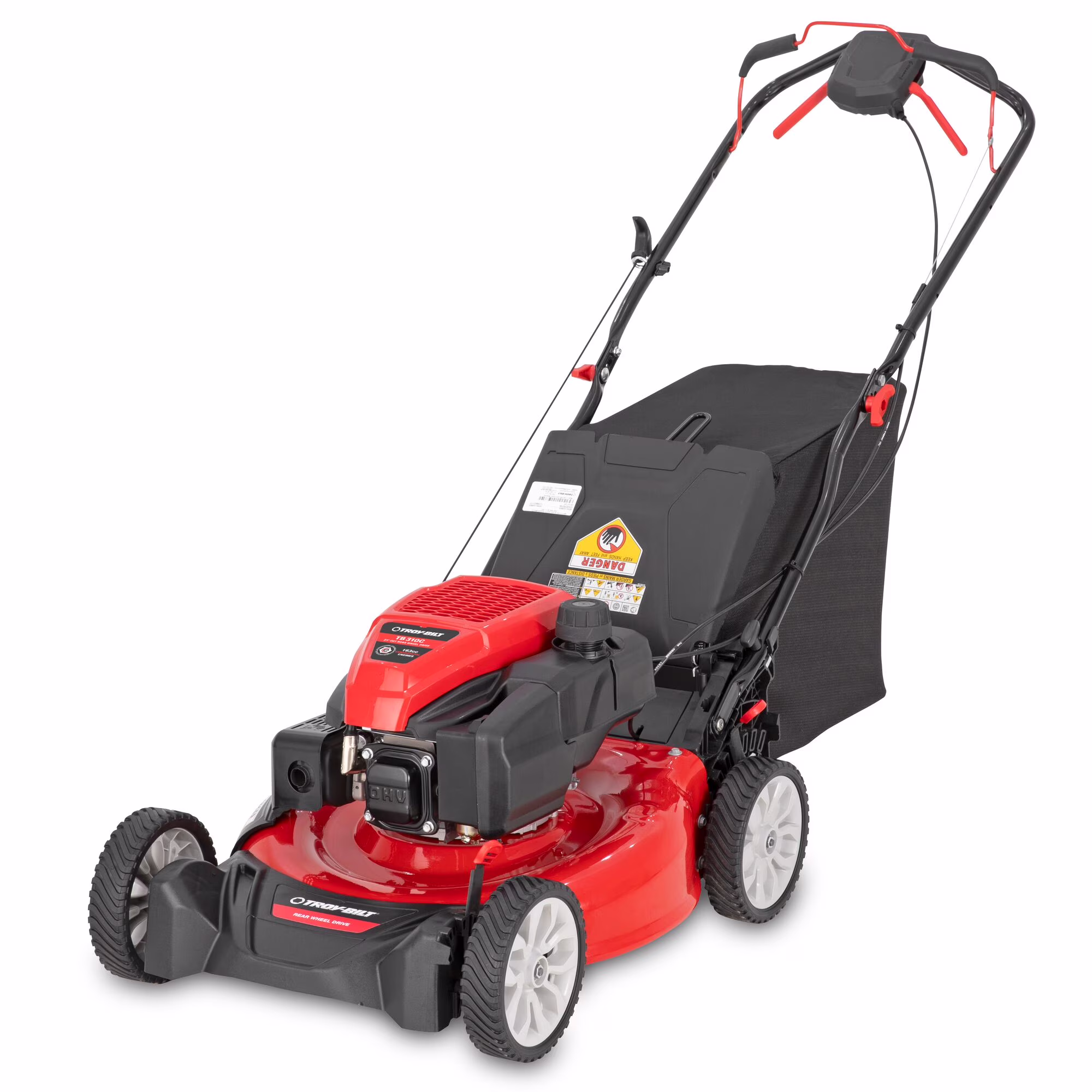 21" 163cc Gas Powered Rear-Wheel Drive Walk-Behind Mower, TB310C