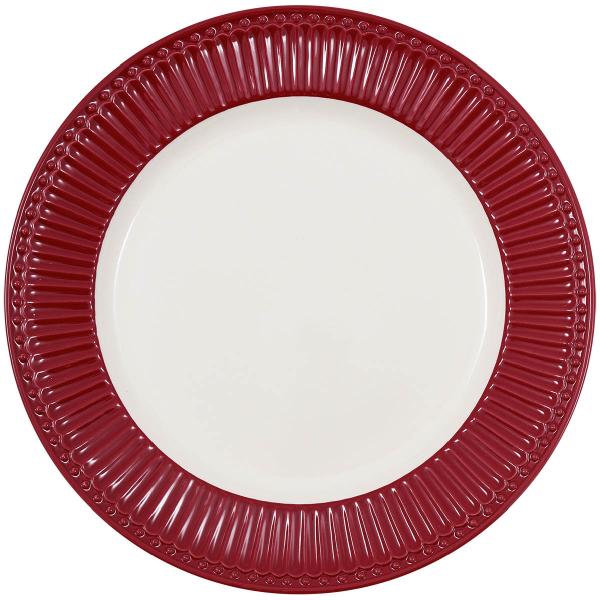 Everyday Alice tallerken 26,5 cm dark red