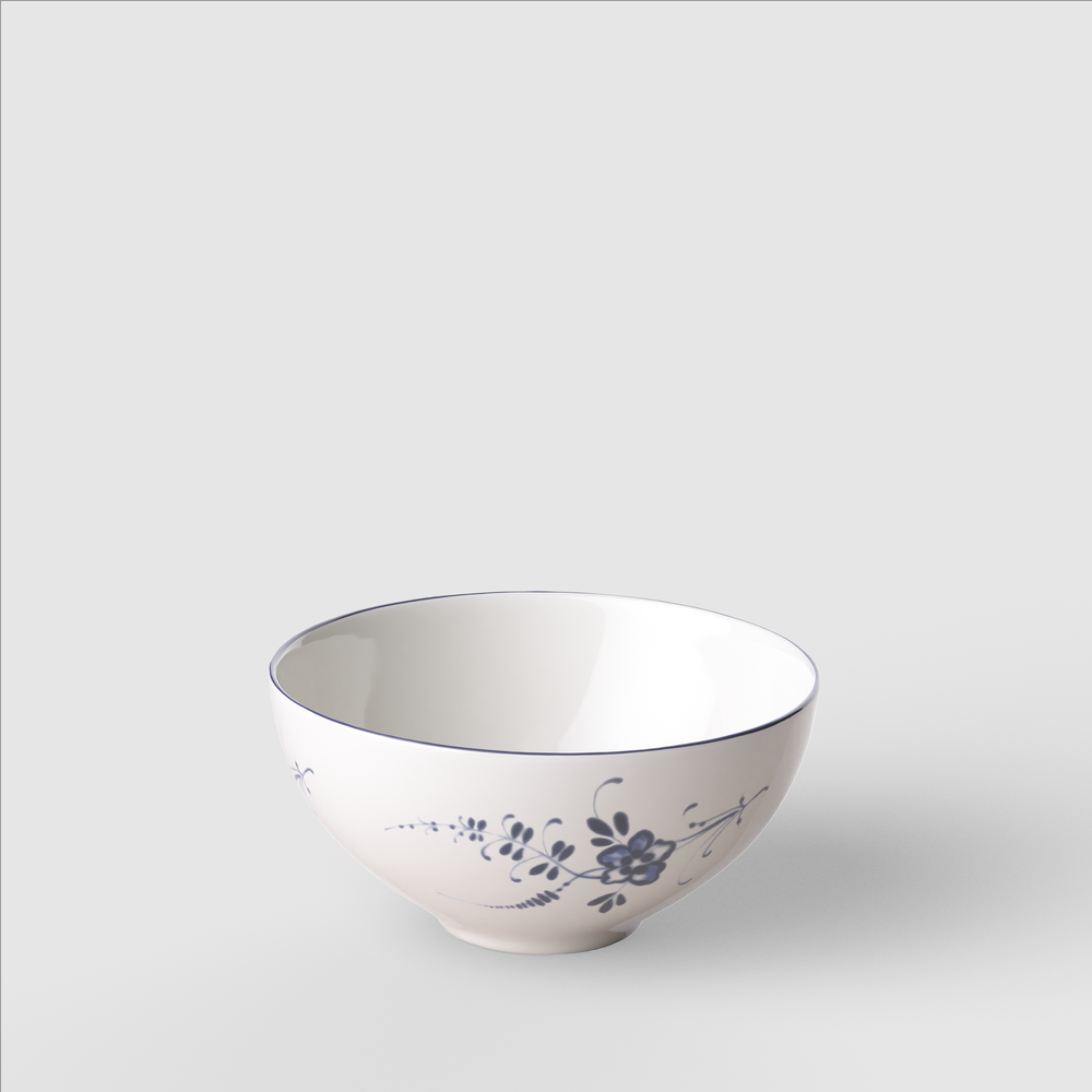 Vieux Luxembourg Appetizer/ Dessert Bowl - White, 5.1 oz, Premium Porcelain