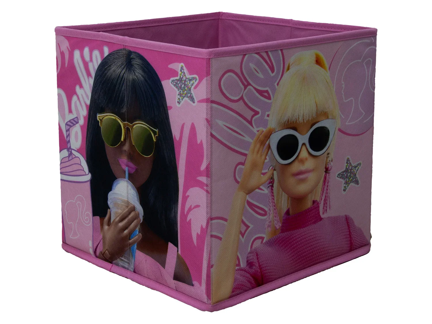 Barbie Lot de 2 botes de rangement, 30 x 30 x 30 cm