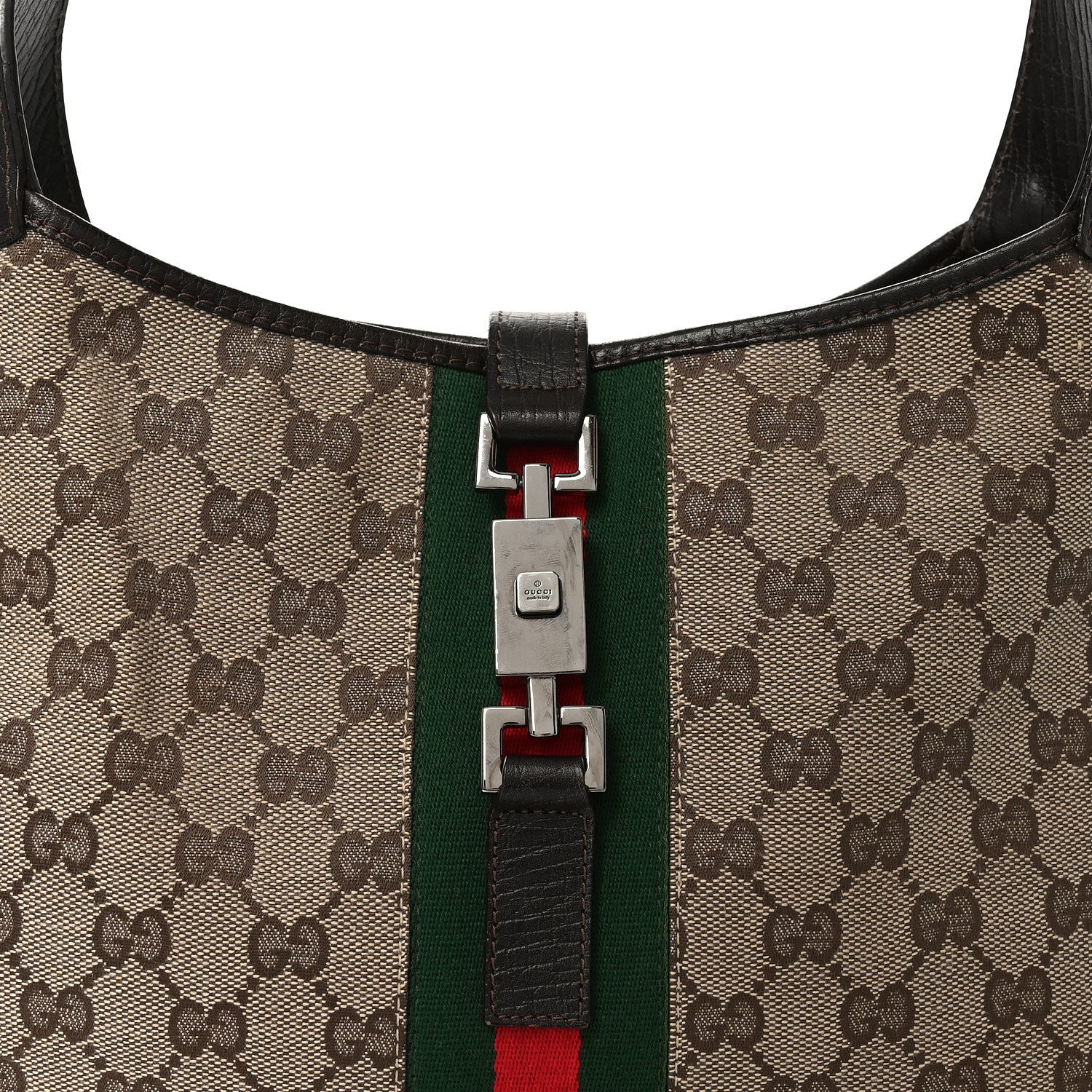 Monogram Web Jackie O Hobo Dark Brown