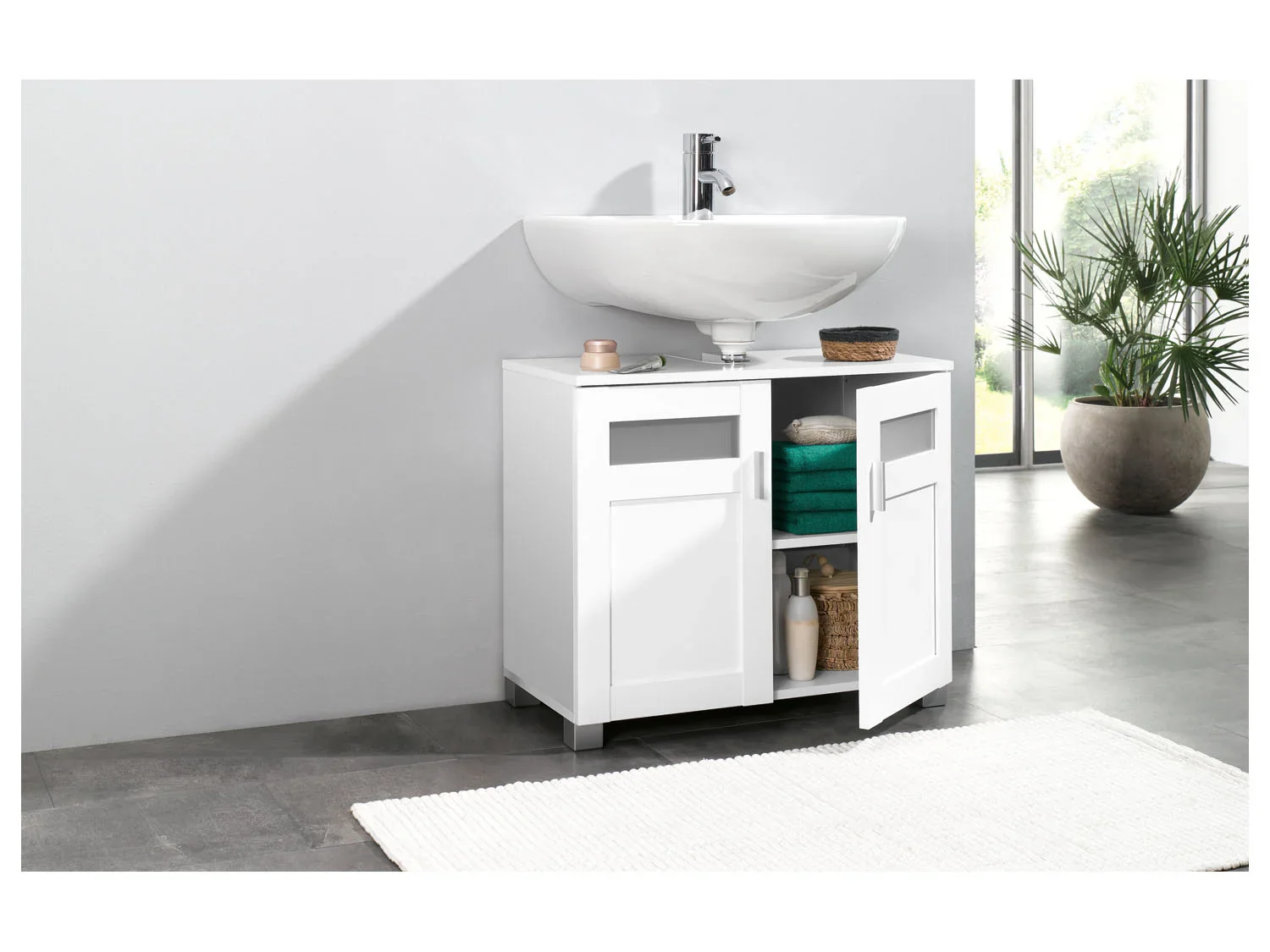 LIVARNO home Meuble sous-vasque Basel, 69 x 59 x 35 cm
