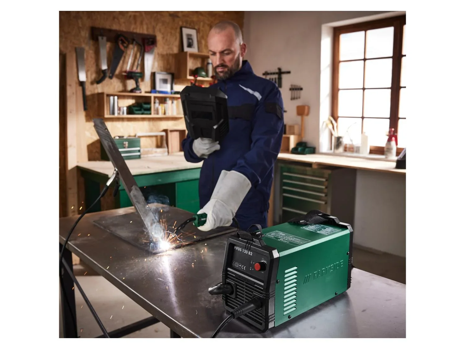 PARKSIDE Poste  souder Inverter  fil fourr PIFDS 120 B2
