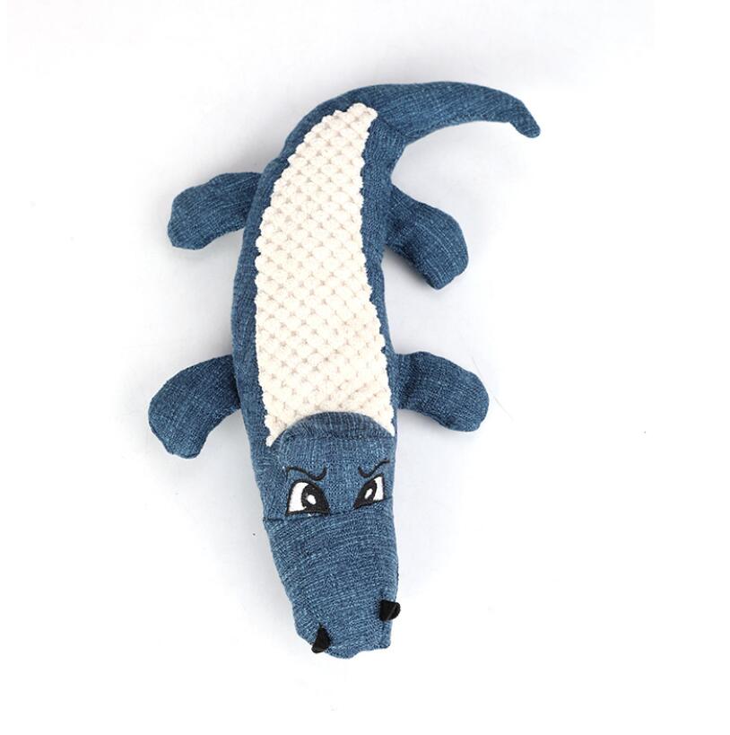 Chew Toy crocodile for Interactive Plush Dog Toy