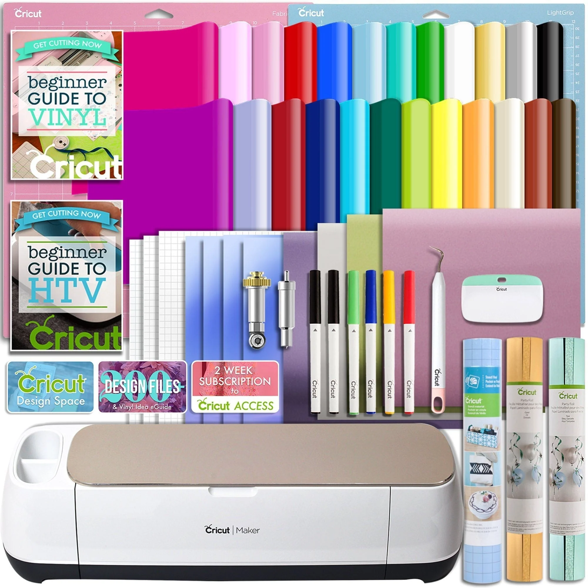 Champagne Maker Deluxe Vinyl and Heat Transfer Bundle