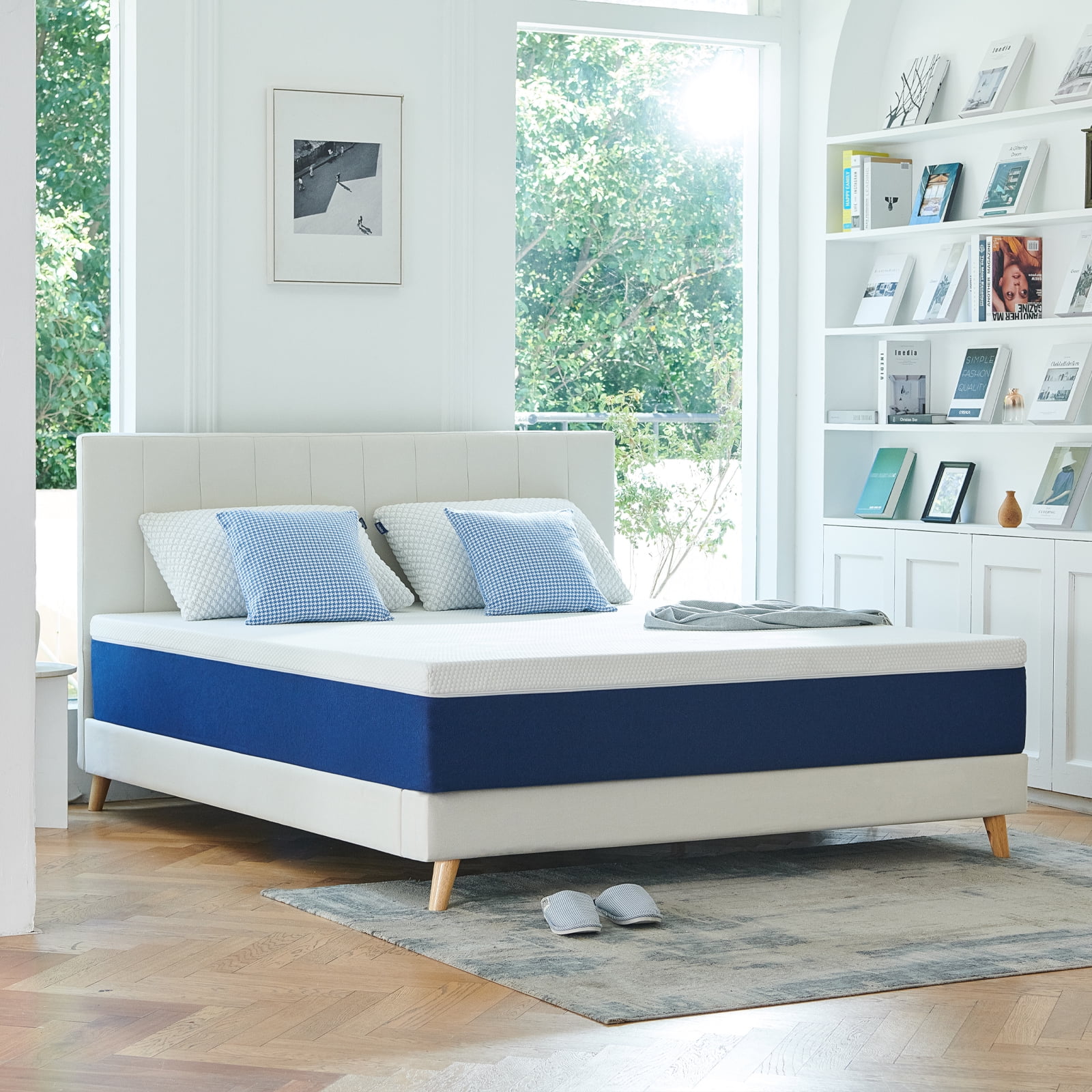 Twin Mattress, 8" Medium Gel Memory Foam Mattress with Pressure Relief for Adult(Twin/8 in) - Image 4
