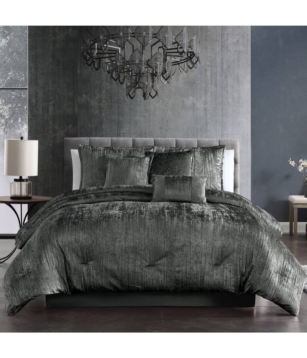 Riverbrook Home Turin King Charcoal 7 Piece Comforter 84493