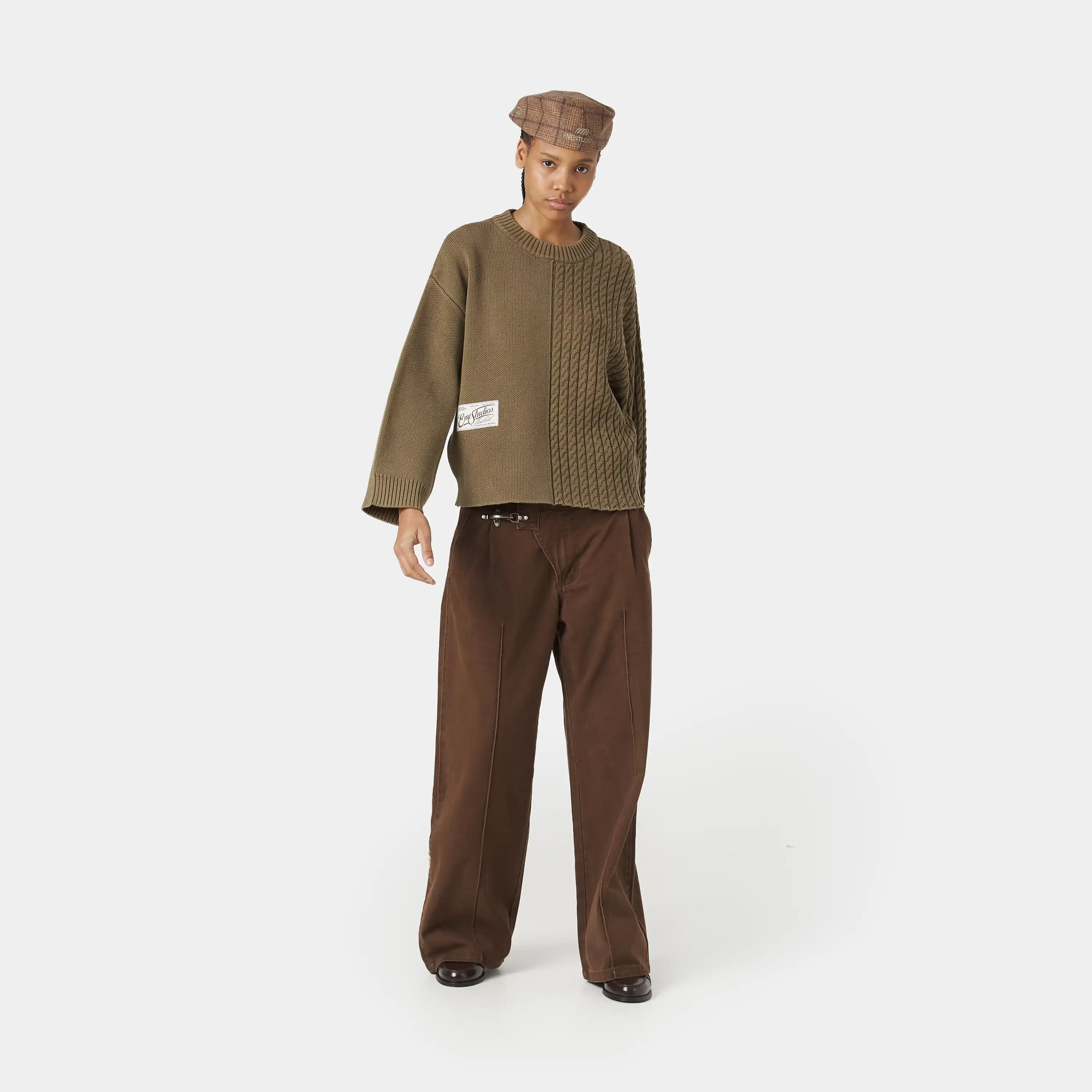 Rougher Choco Knit Sweater