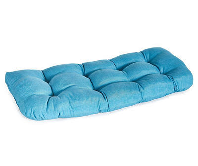 Jordan Manufacturing - Celosia Legion Blue Outdoor Wicker Settee Cushion