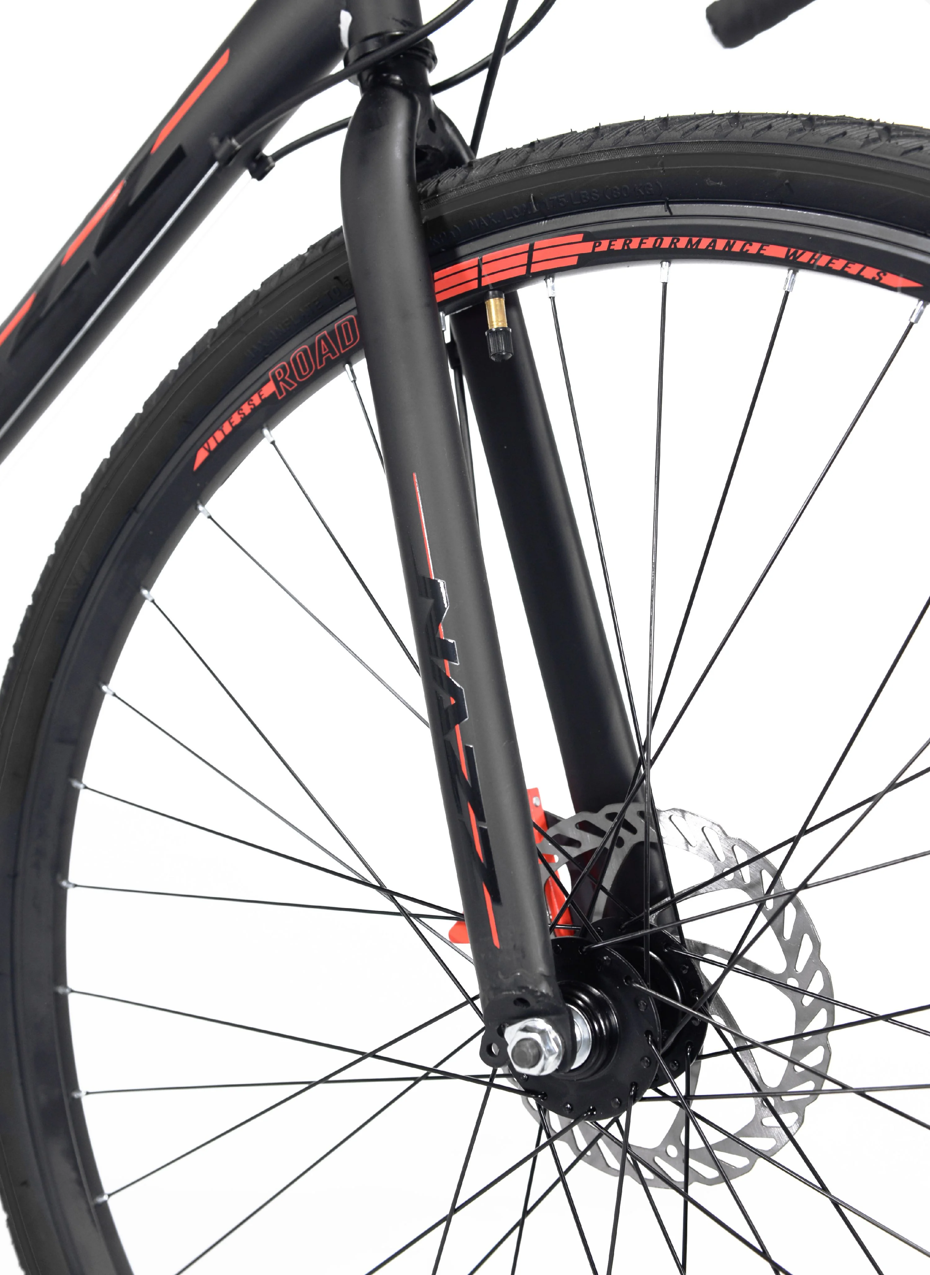 700c Nazz Men'S Gravel Road Bike, Black