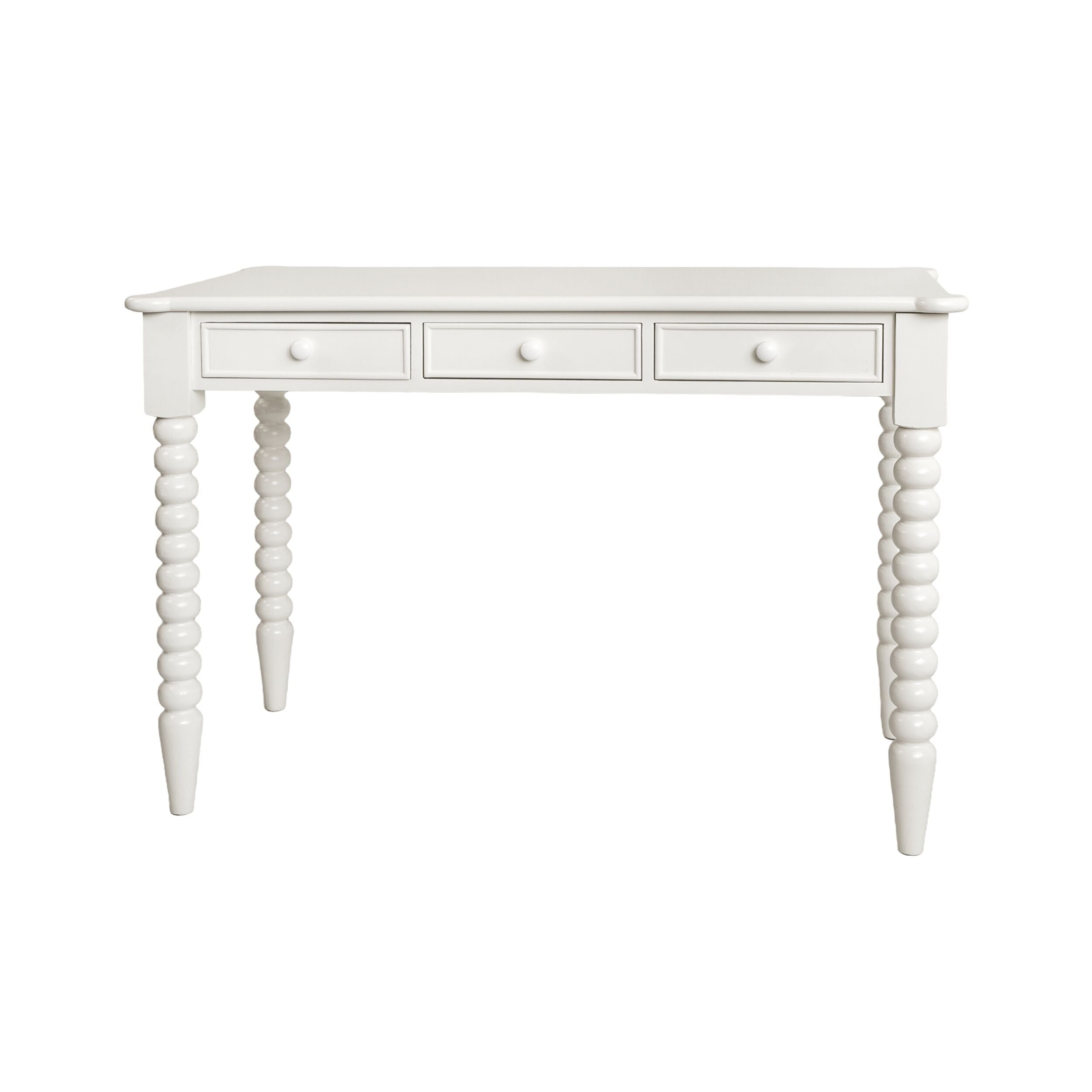 Maisie 3 Drawer Desk White