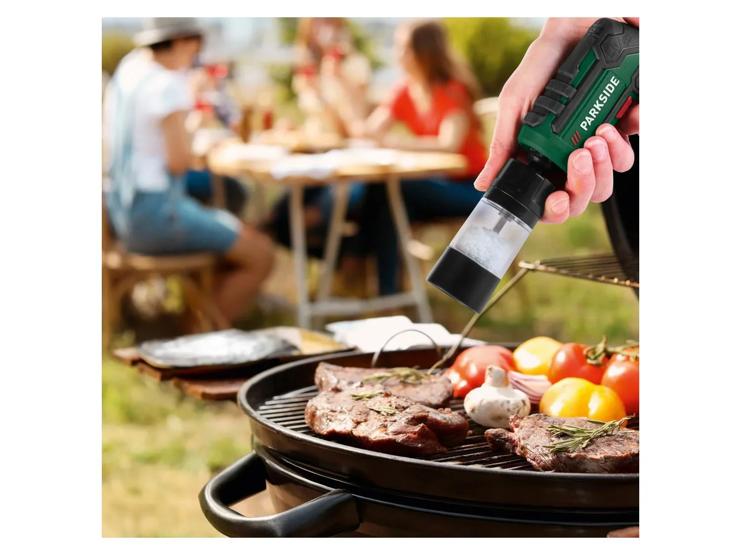 PARKSIDE Set de visseuses sans fil avec accessoires pour barbecue PAS 4 D7