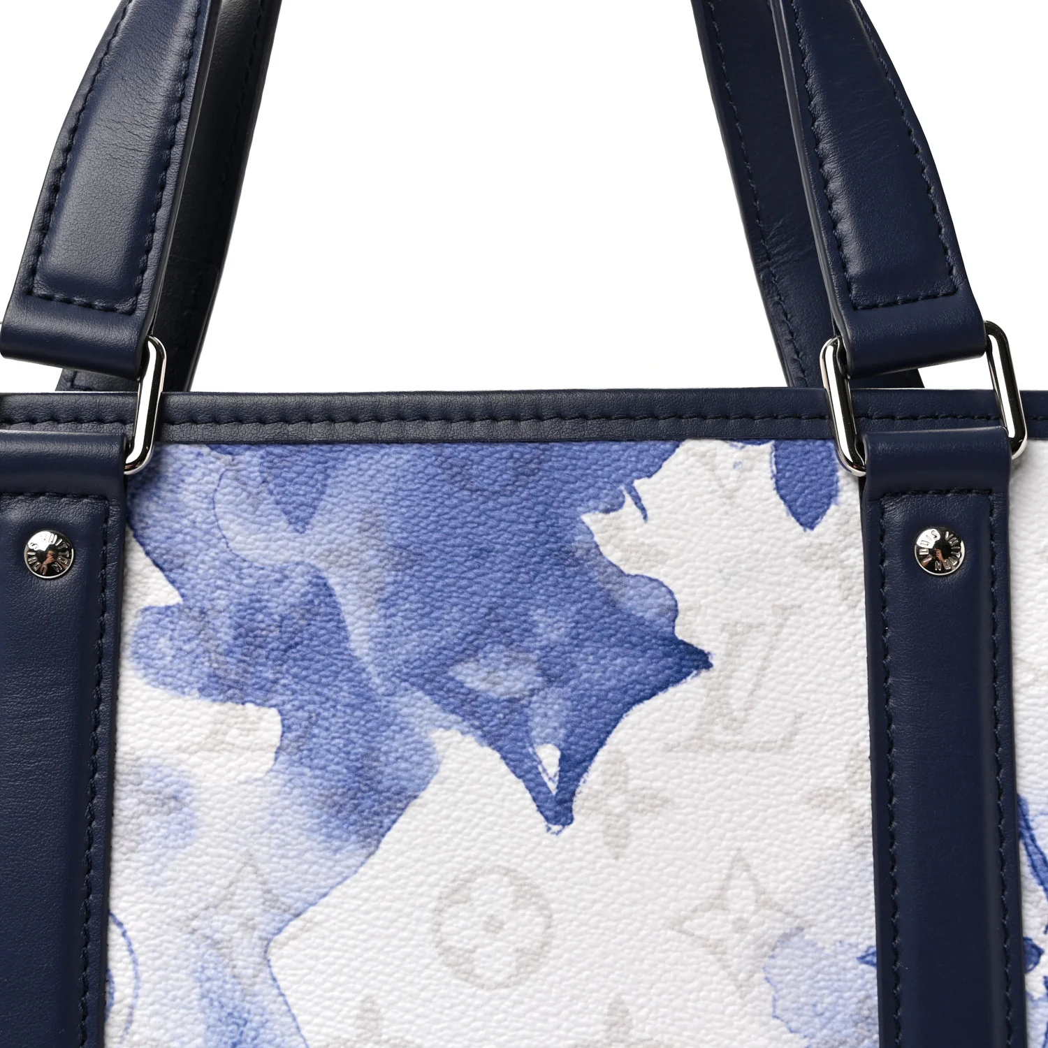 Monogram Watercolor New Tote GM Blue