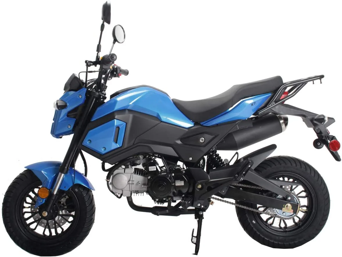 Upgraded New 125cc Motorcycle Bike VADER 125 HELLCAT Dual Sports 125cc Motorcycle Bike Youth Adults Gas Motorcycle Big Headlights ( RED ) - Image 6
