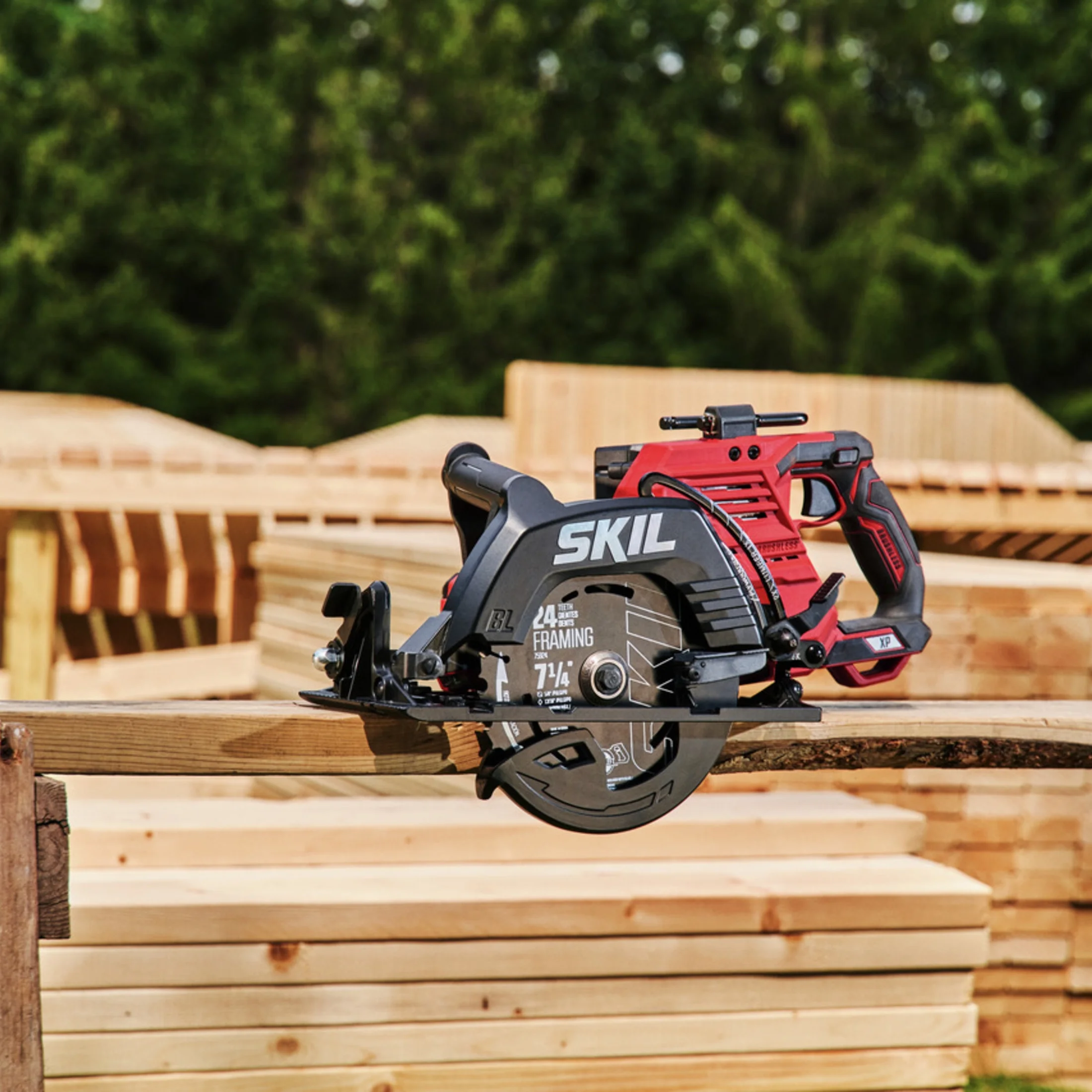 SKIL CR5429B - 20 2x20v Brushless 7 - 1/4'' SKIL Rear Handle Circular Saw Kit