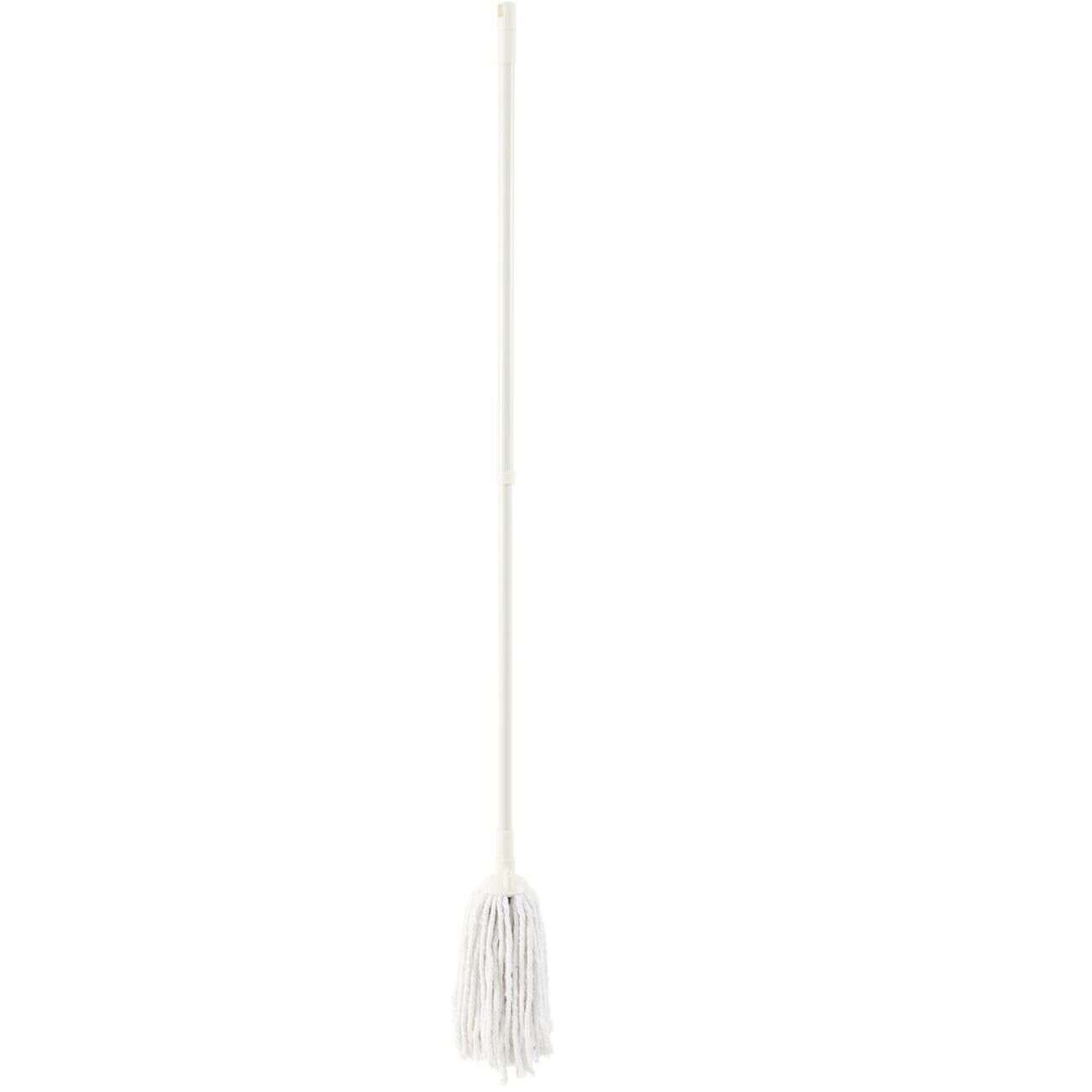 Balai serpillère manche télescopique blanc H69-120cm