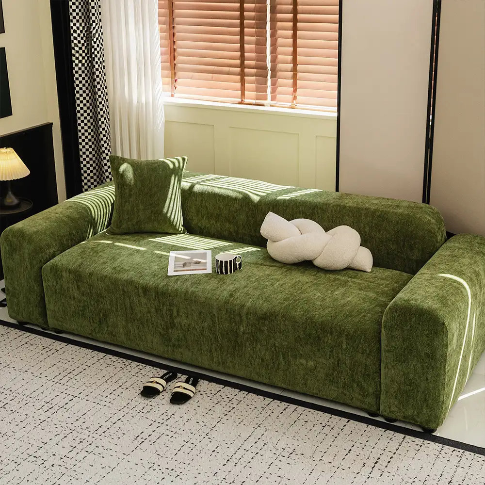 Herringbone Full Coverage Scratch-Resistant Sofa Protection Magic Stretch  Sectional Couch Cover