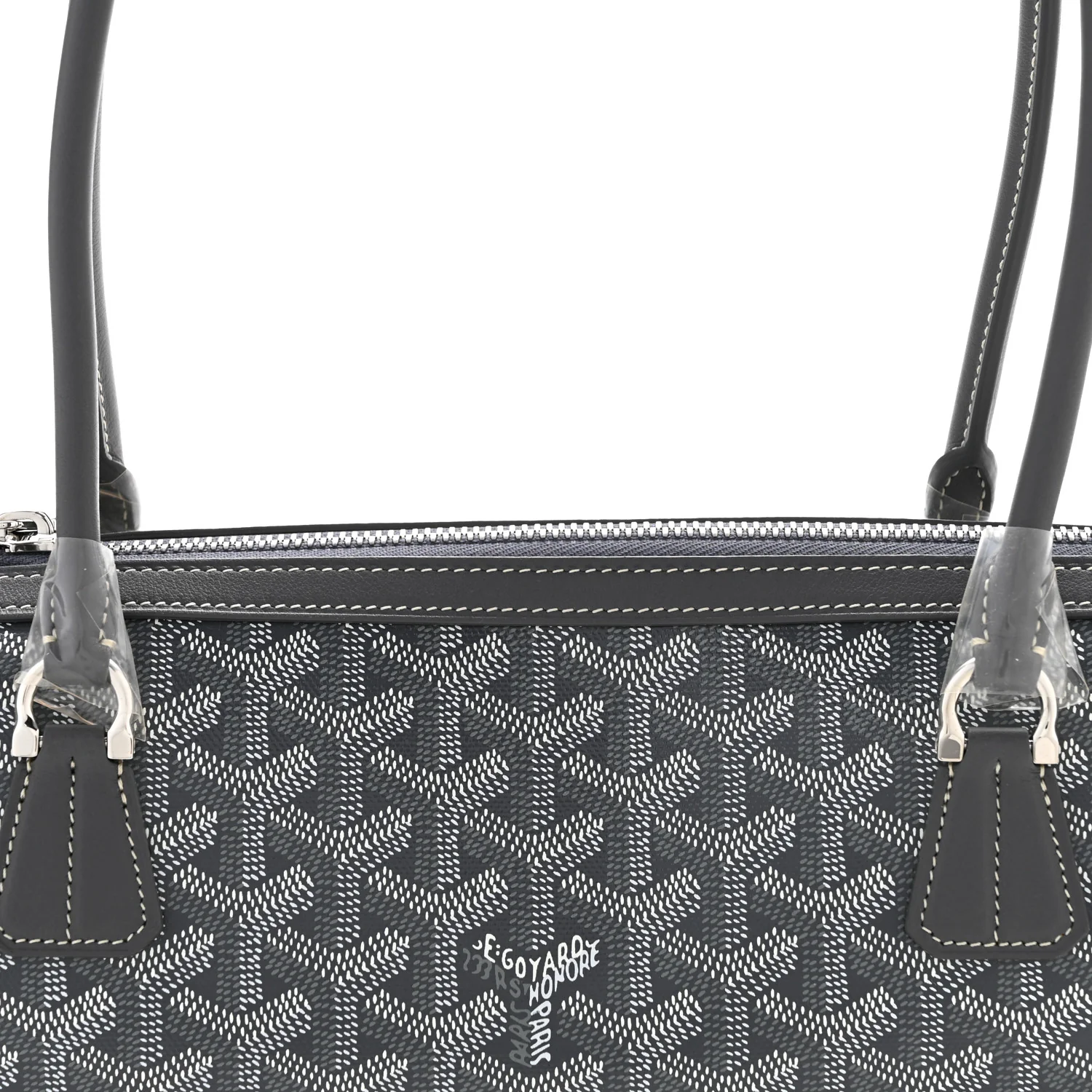 Goyardine Bonbonniere Bag Grey