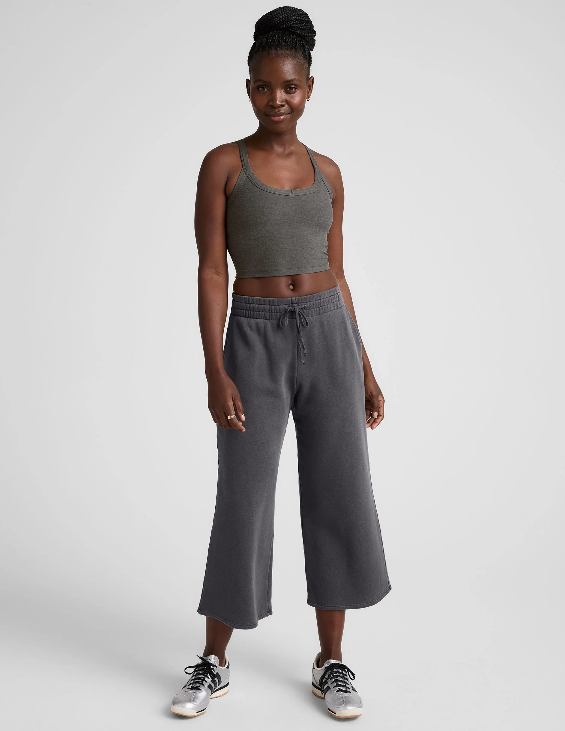 Cali Wide Leg Cropped Pant