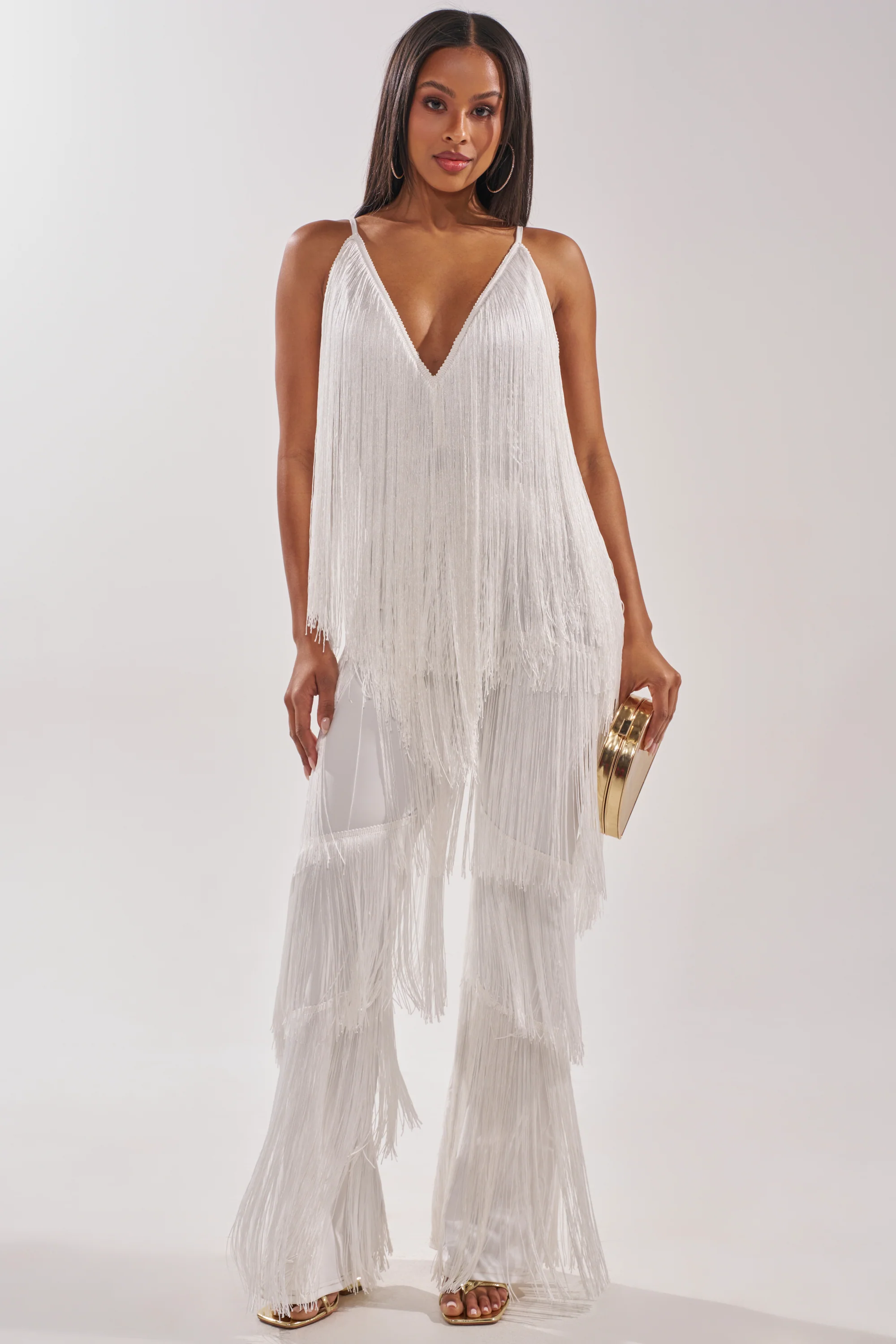 BAECATION FRINGE JUMPSUIT - Akira Store
