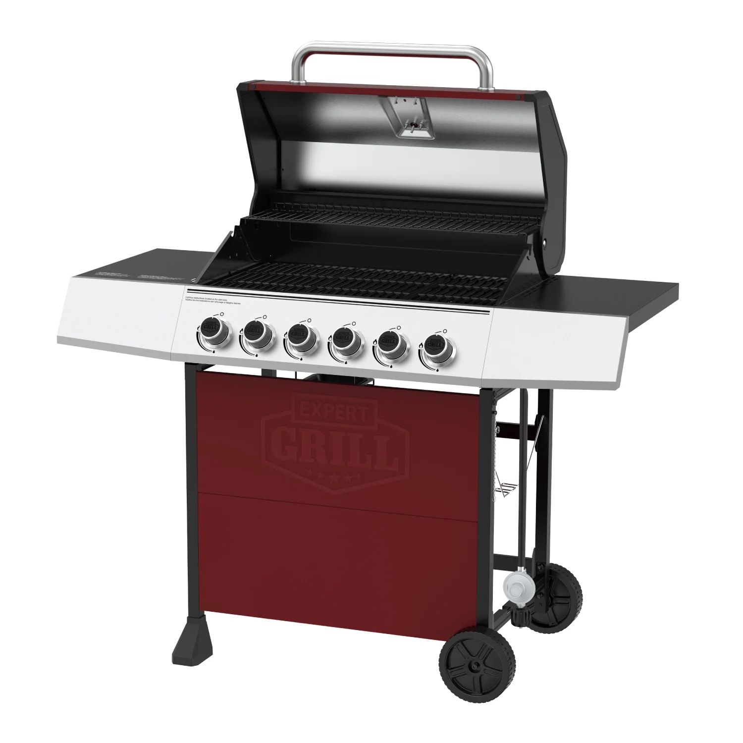 Expert Grill 5 Burner Propane Gas Grill with Side Burner