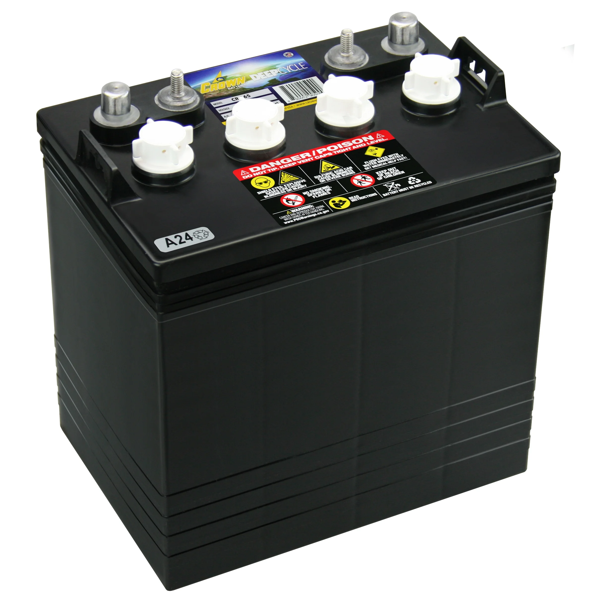 CR-165 8V Deep-Cycle Flooded Battery replaces Trojan T-875 X4 - Image 9
