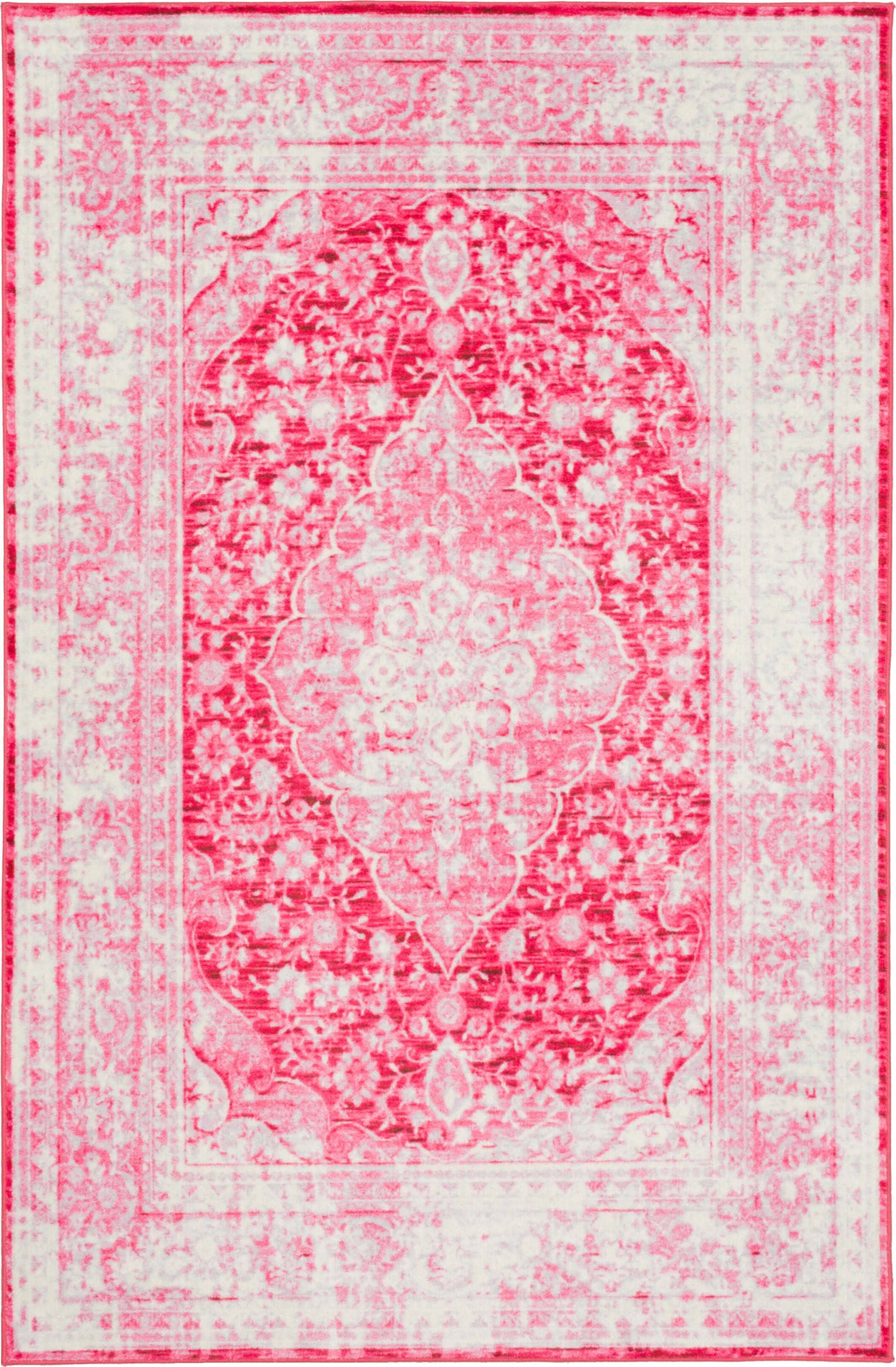 Mohawk Home Caspar Pink Rug - Size: 2' x 3'