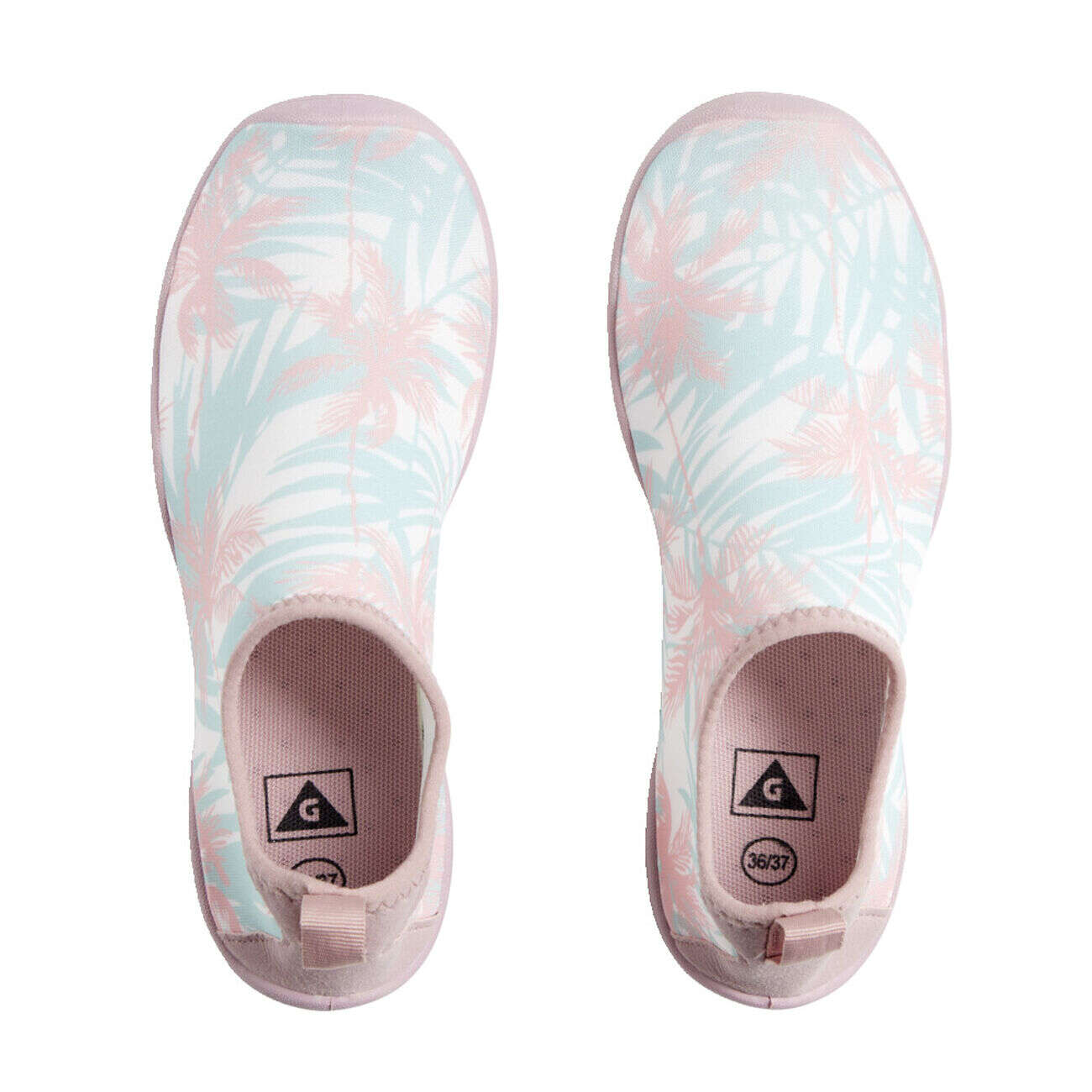 Chaussures d'eau femme caoutchouc multicolore T36/37