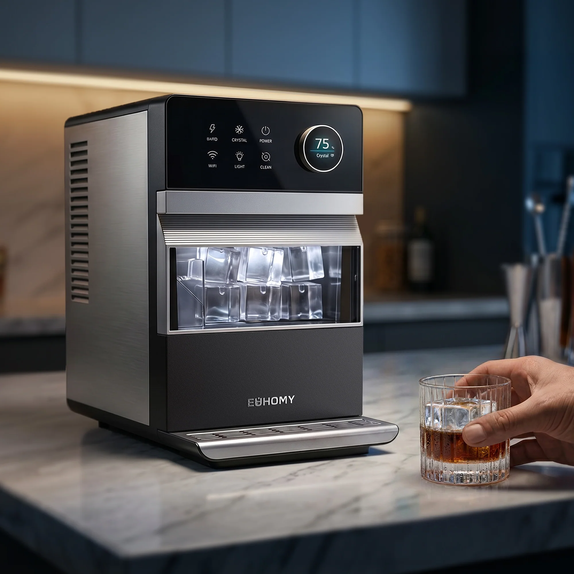 Euhomy Rock Plus Square Ice Maker