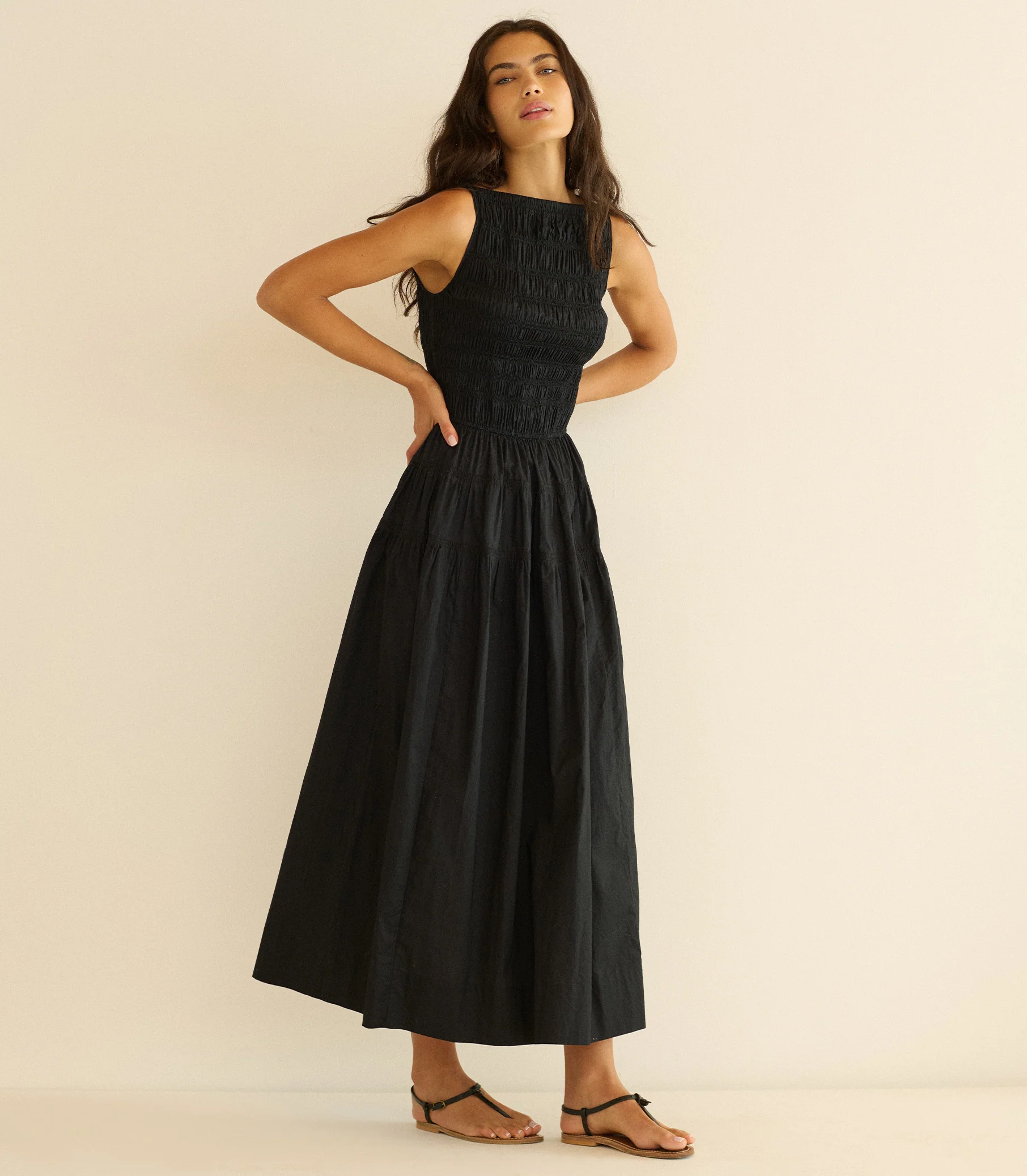MELIE DRESS -- BLACK