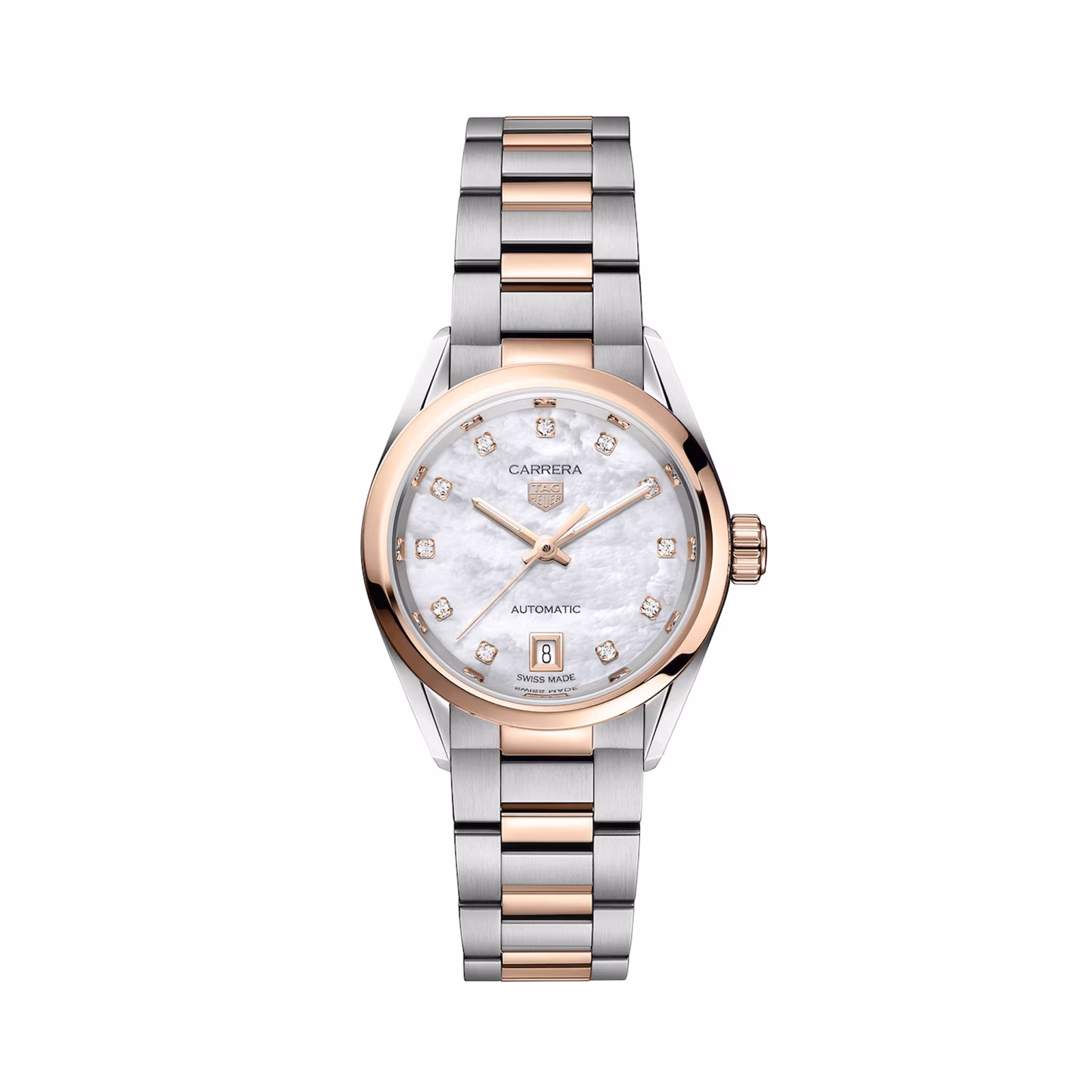 【Super Clone】TAG Heuer Carrera 29mm Bicolour Ladies Watch WBN2450.BD0569
