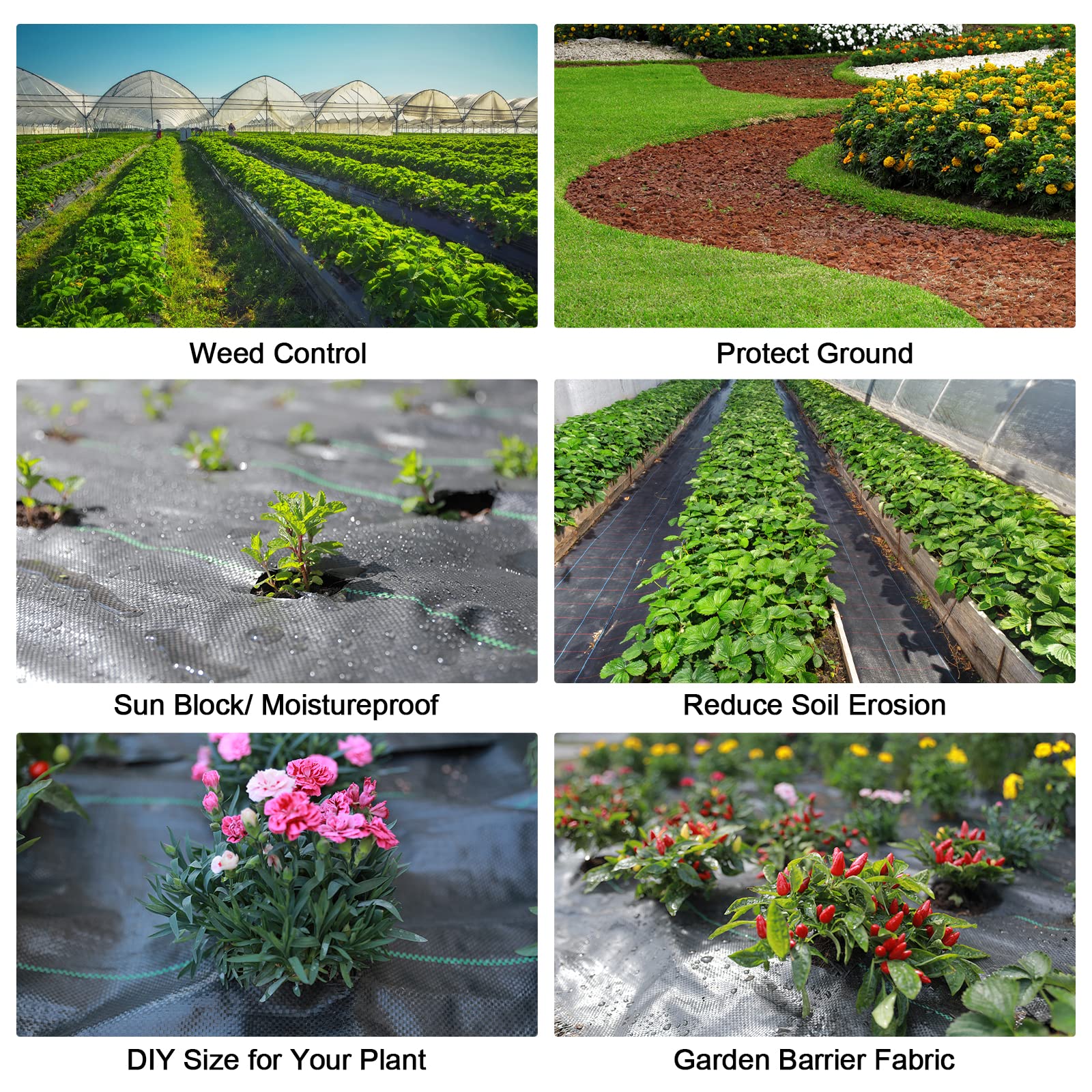 Land Guard 4ft��300ft Garden Weed Barrier Fabric