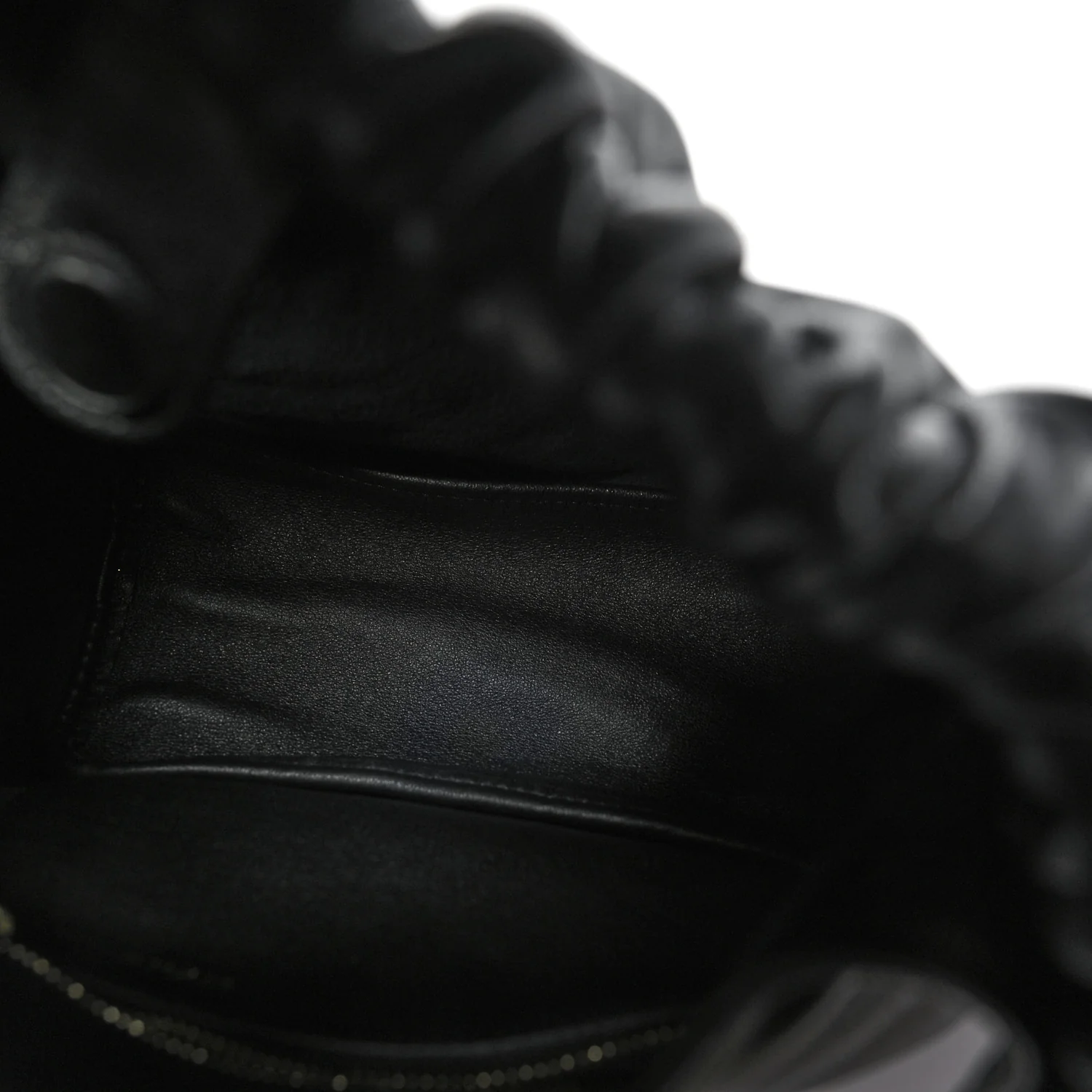 Nappa Small Squeeze Bag Black