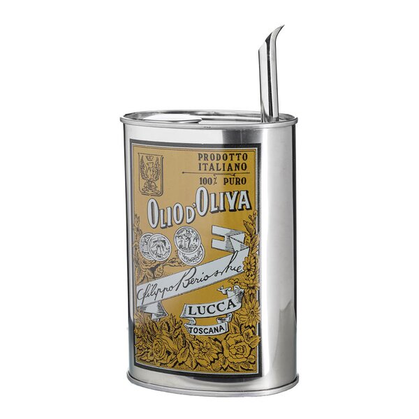 Olio kanne i metall for olivenolje 500 ml Lucca