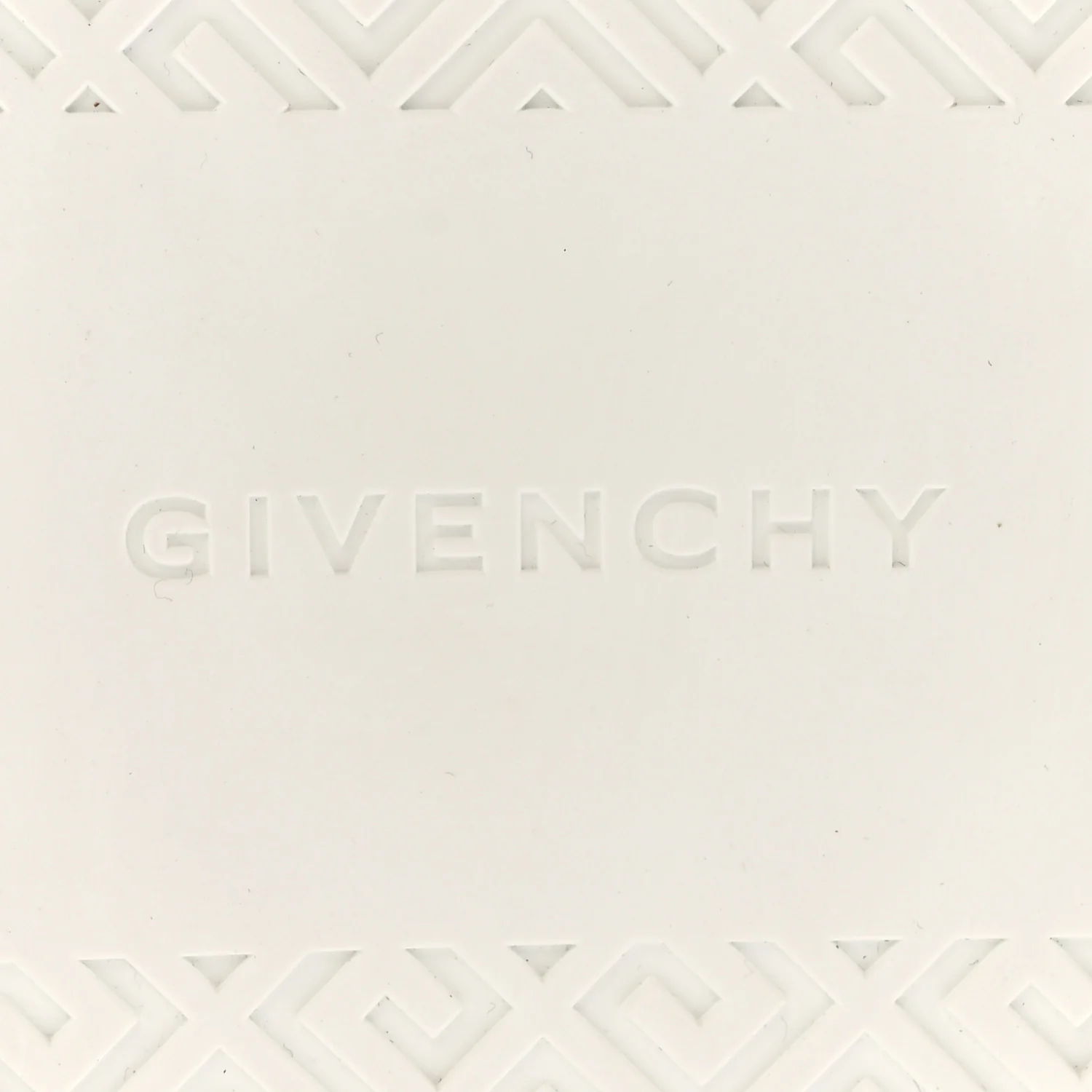 Calfskin Logo Debossed Town Sneakers 43 White