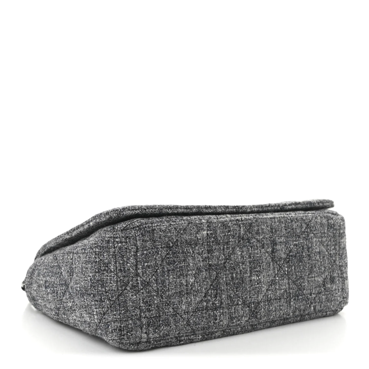 Tweed Macrocannage Medium Caro Bag Black