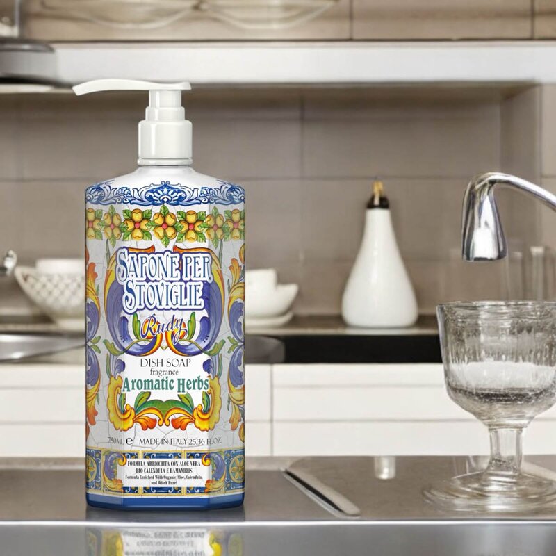 Maioliche oppvasksåpe 750 ml Aromatic herbs