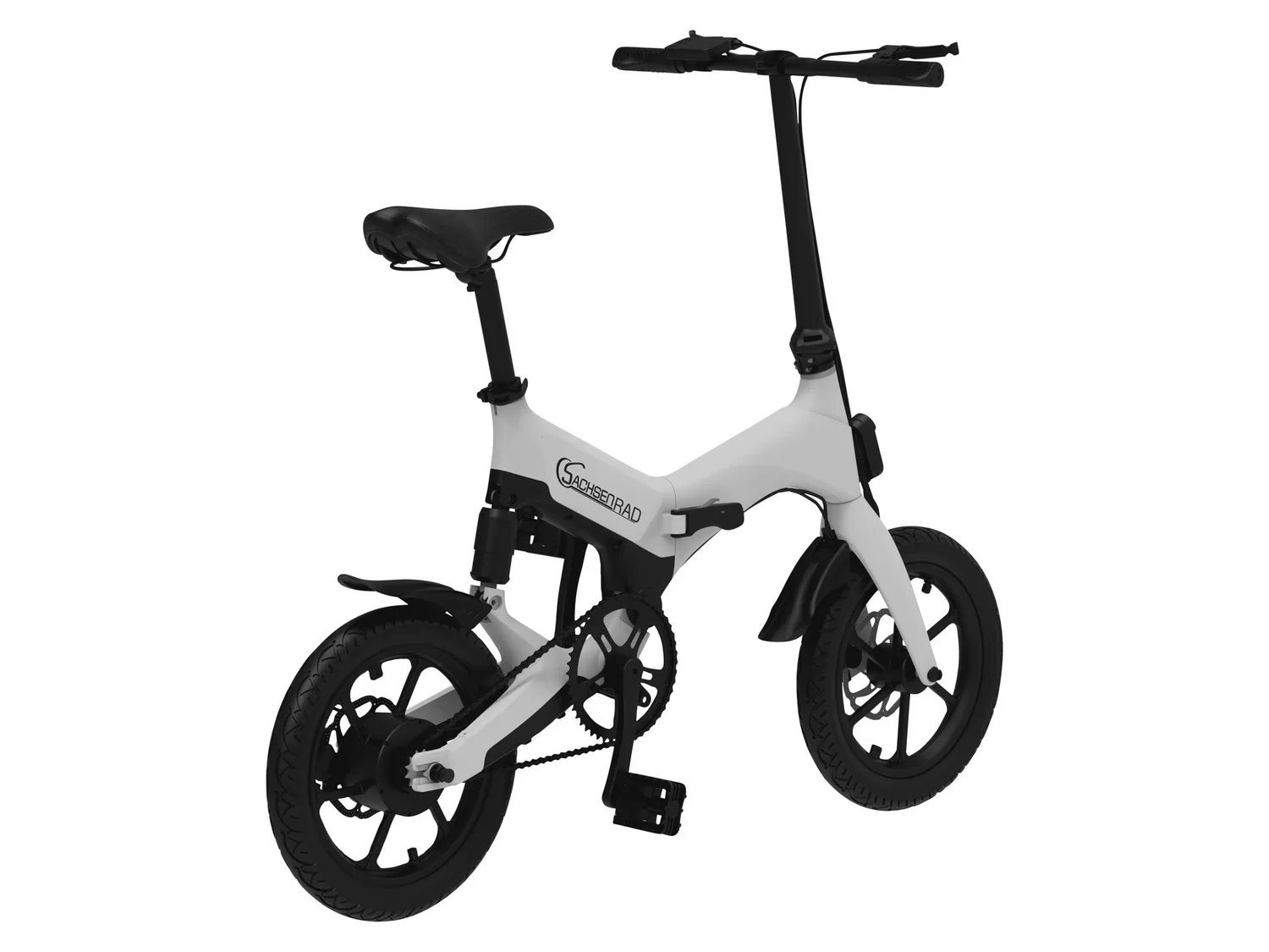 SachsenRad Vlo lectrique pliable E-Folding Race Bike F12, 16 pouces