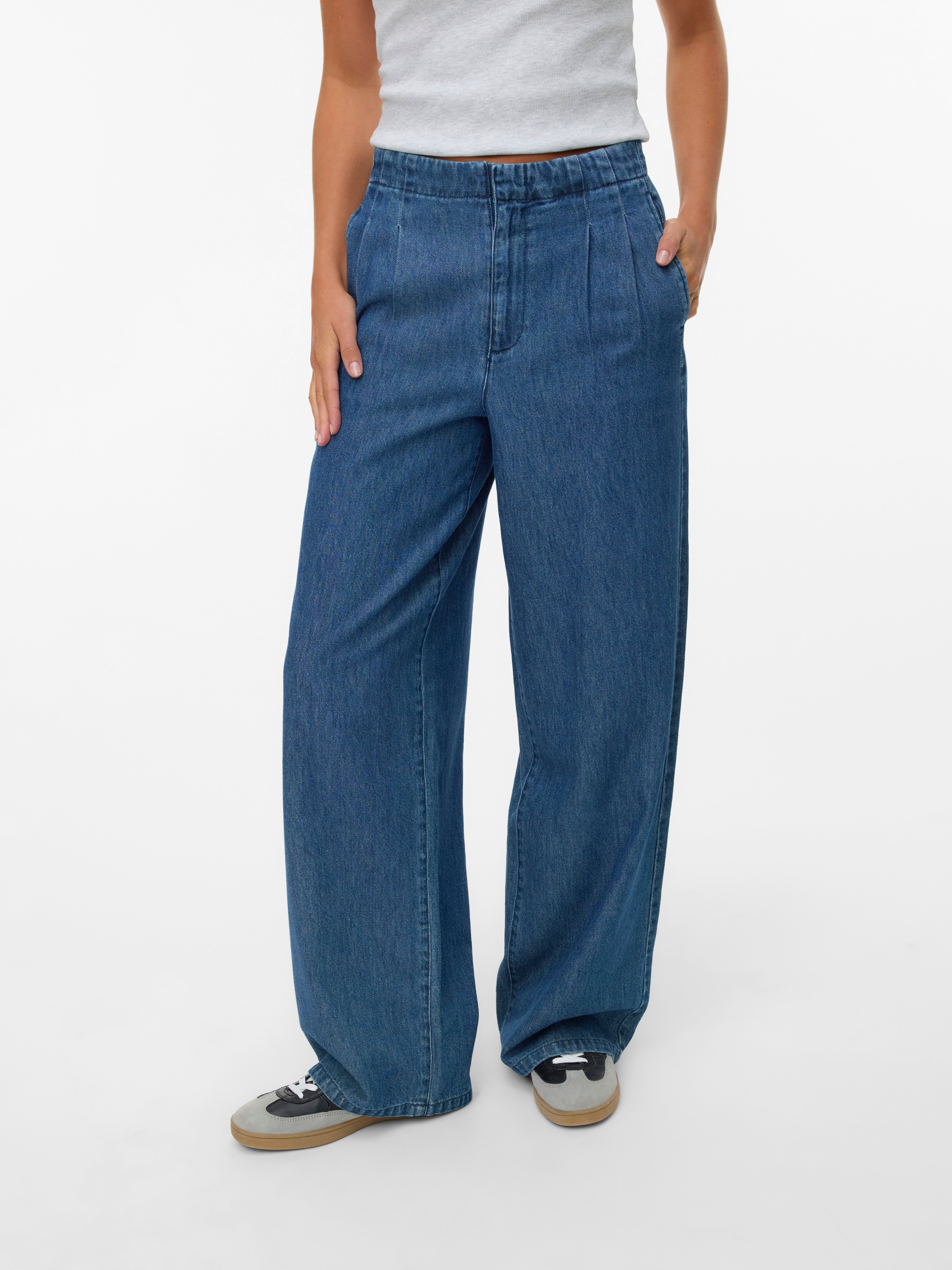 VERO MODA® VMRAE High rise Wide Leg Fit Jeans
