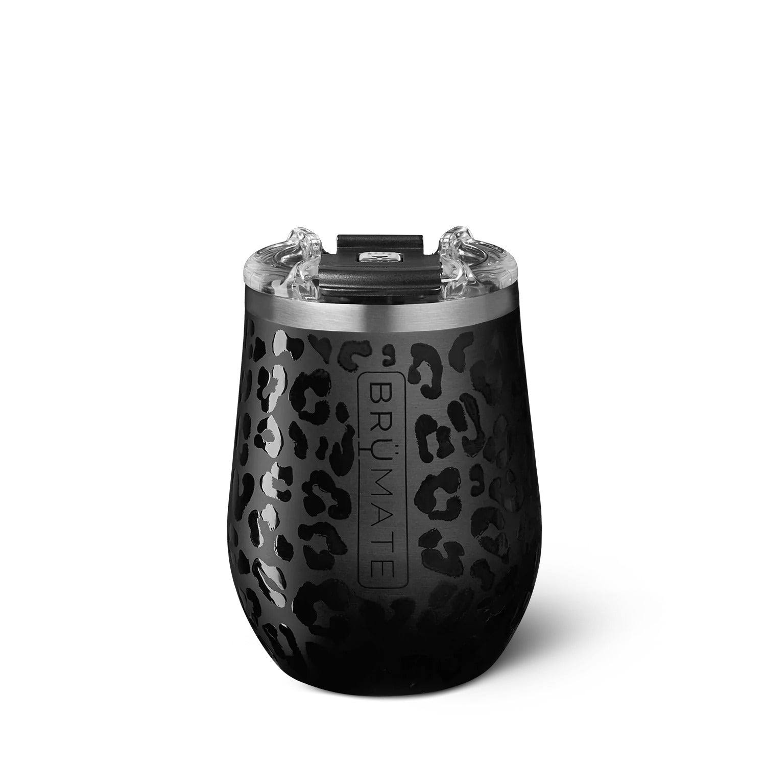 BRUMATE. Uncork'd XL 14oz Wine Tumbler | Onyx Leopard