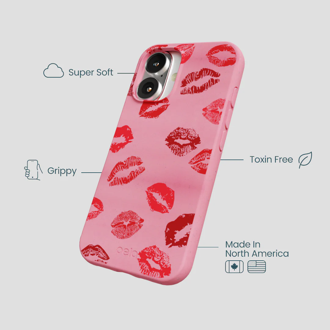 Bubblegum Pink XOXO iPhone 16 Case