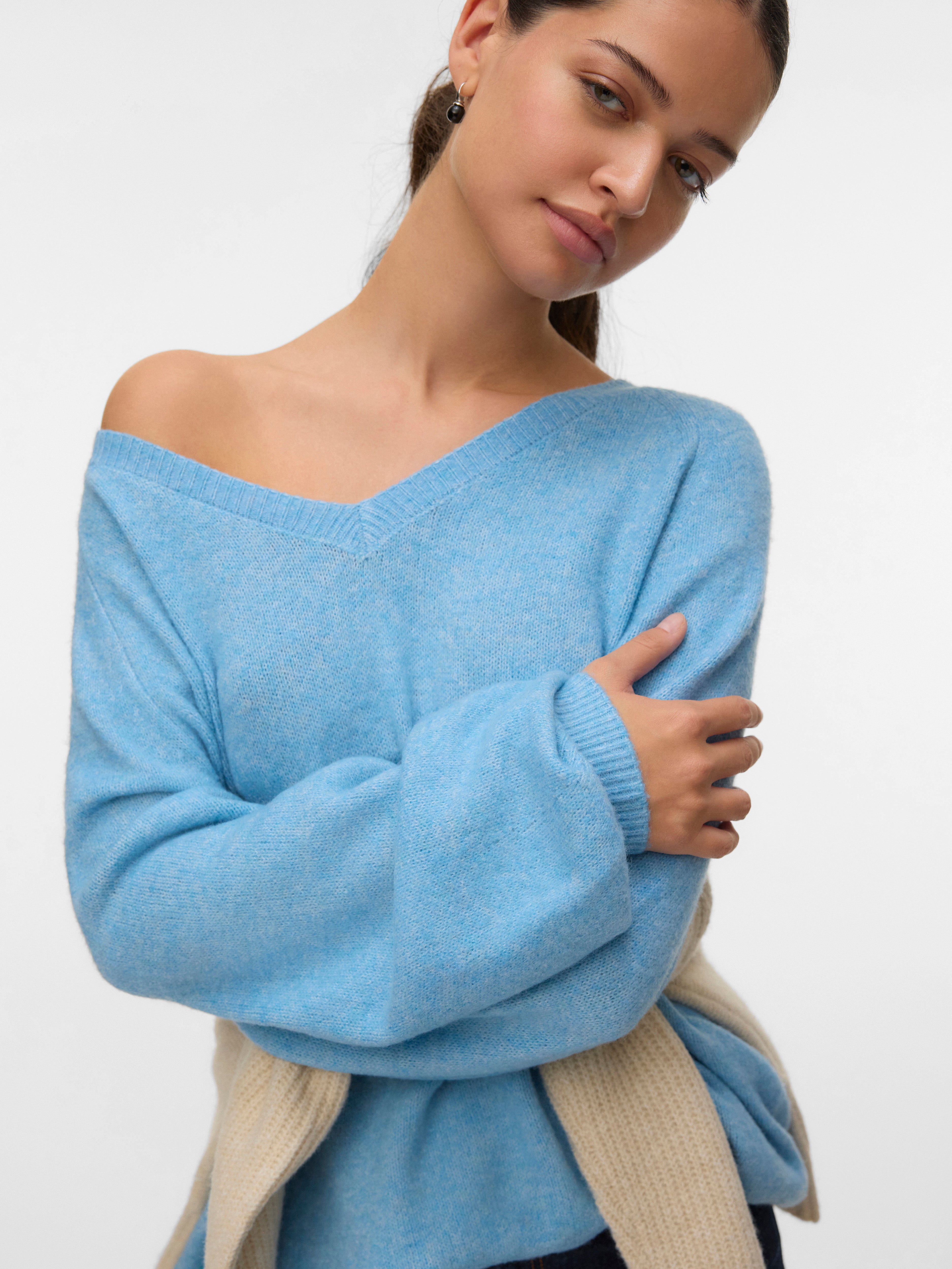 VERO MODA® VMLEAF Knitted pullover