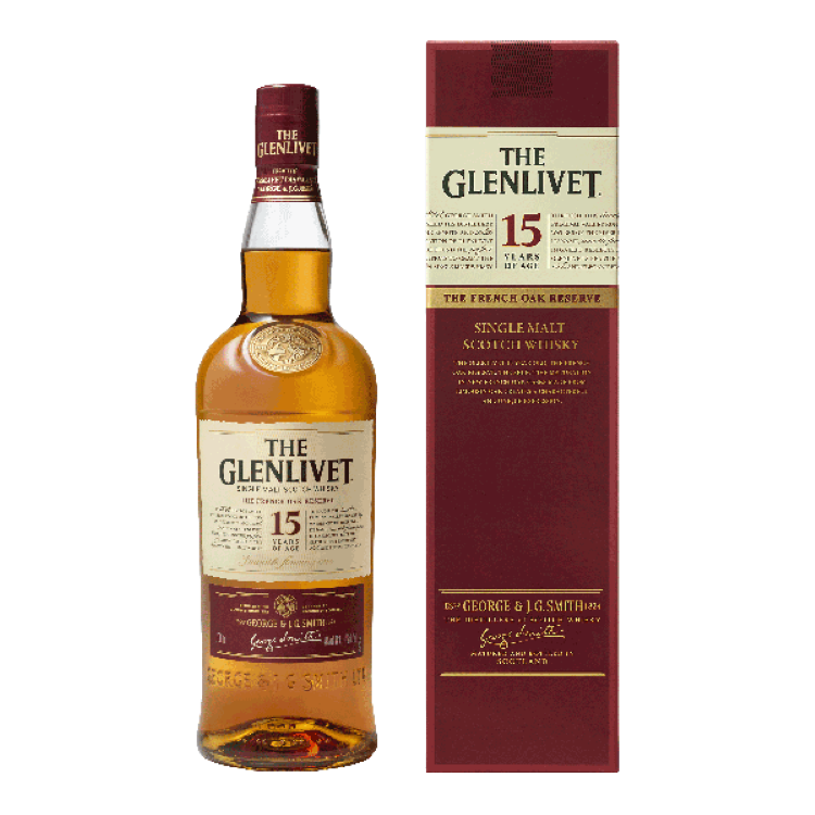 Glenlivet French Oak 15 Year Scotch Whiskey