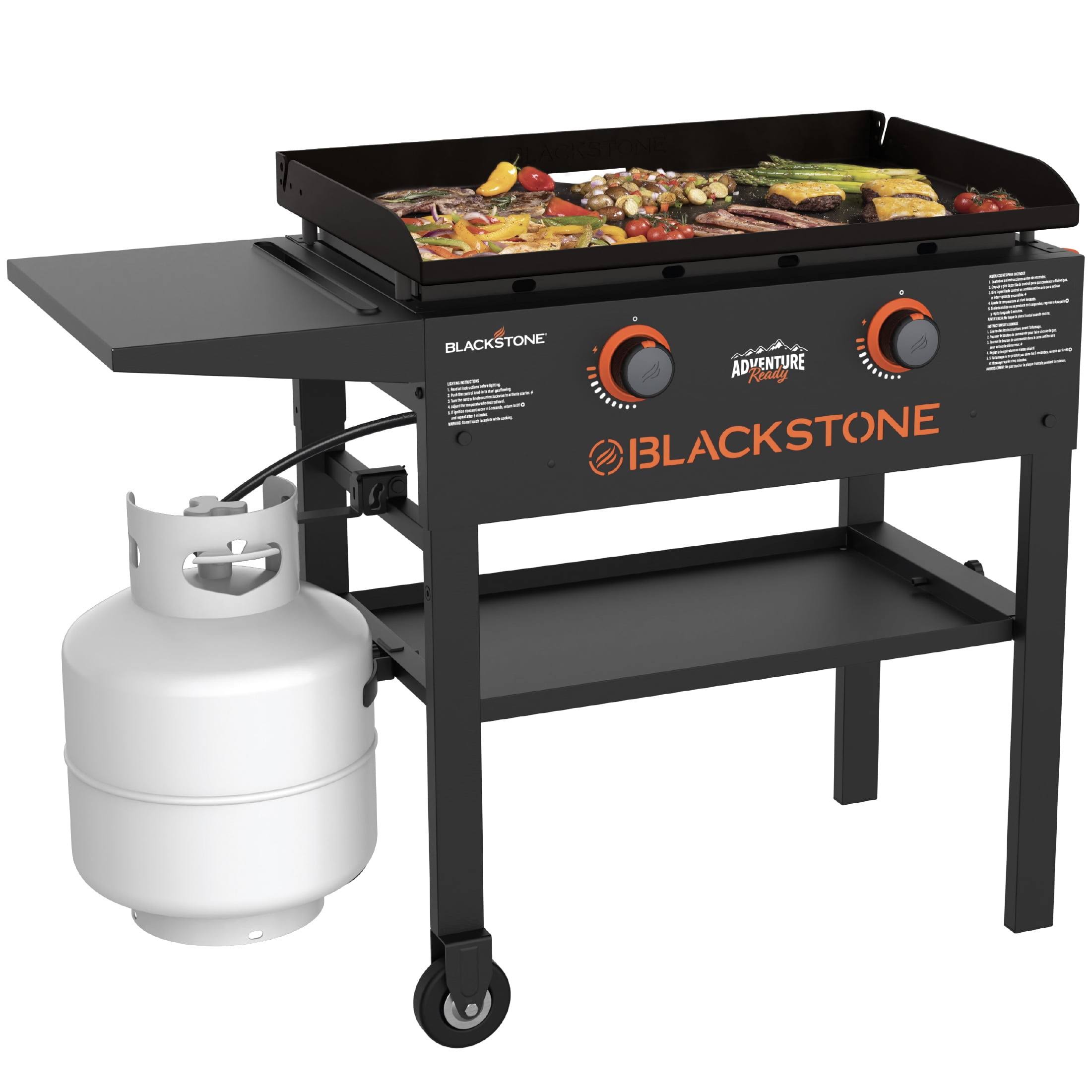 Blackstone Adventure Ready 2-Burner 28 Propane Griddle with Omnivore Griddle Plate