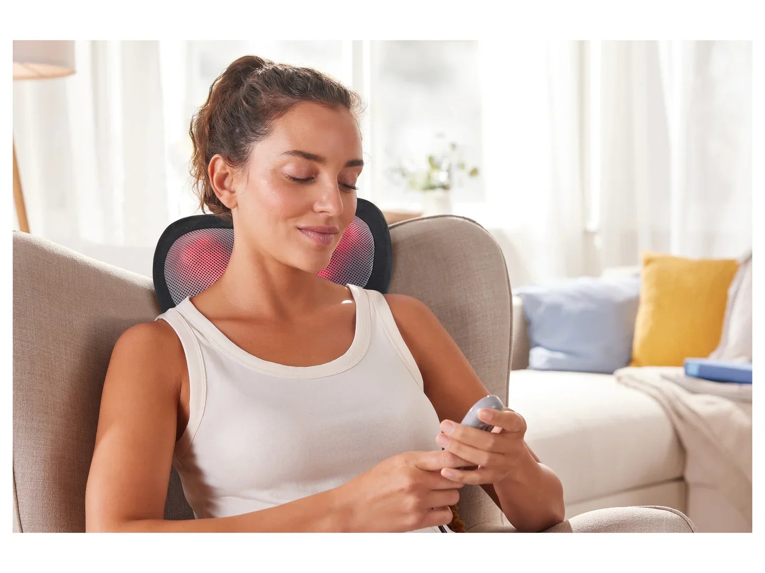 SILVERCREST PERSONAL CARE Coussin de massage shiatsu pour la nuque ou le dos