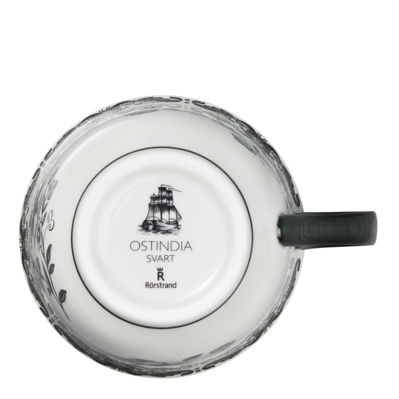 Ostindia  dyp tallerken 22 cm svart