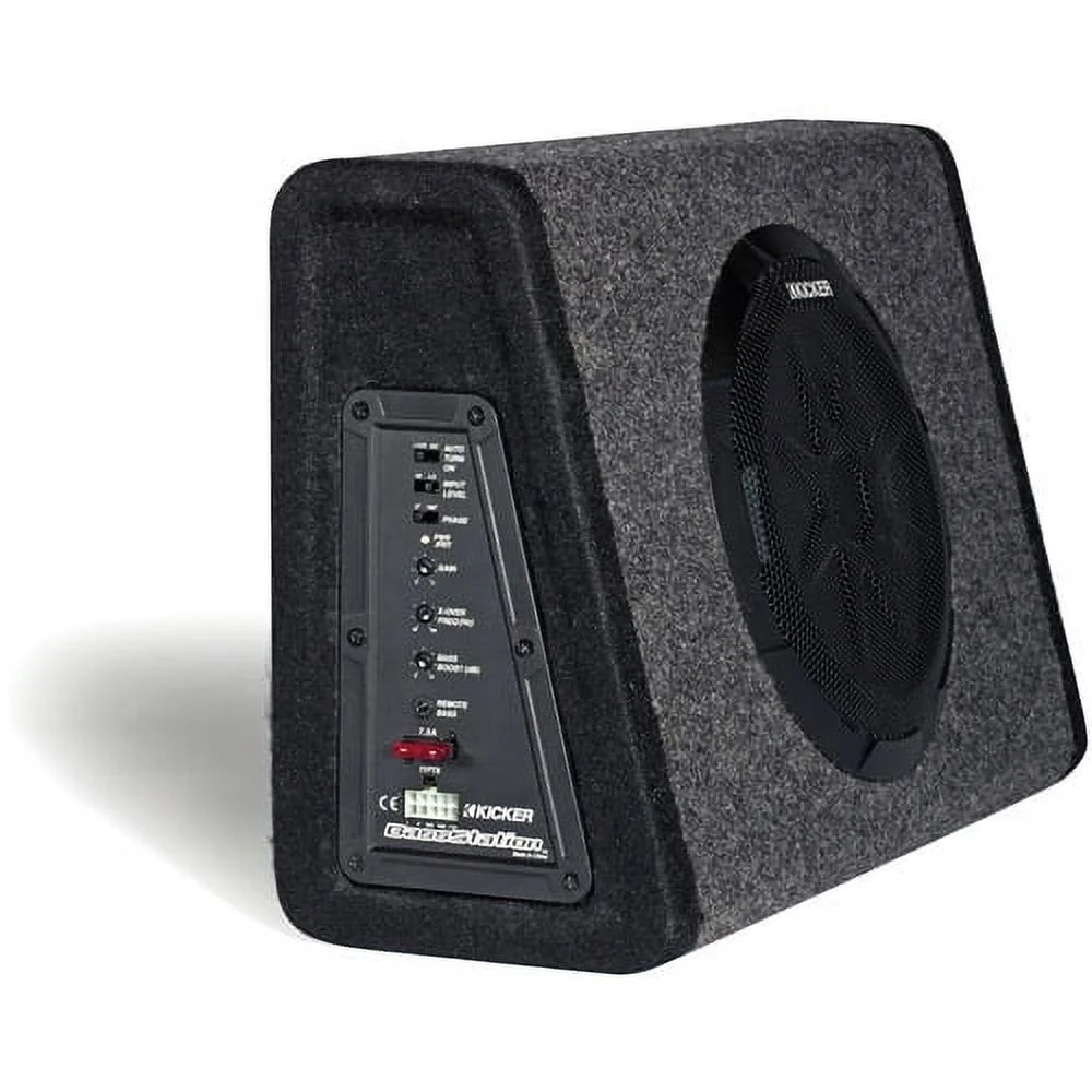 New Kicker PT250 10" Subwoofer with Built - in 100W Amplifier