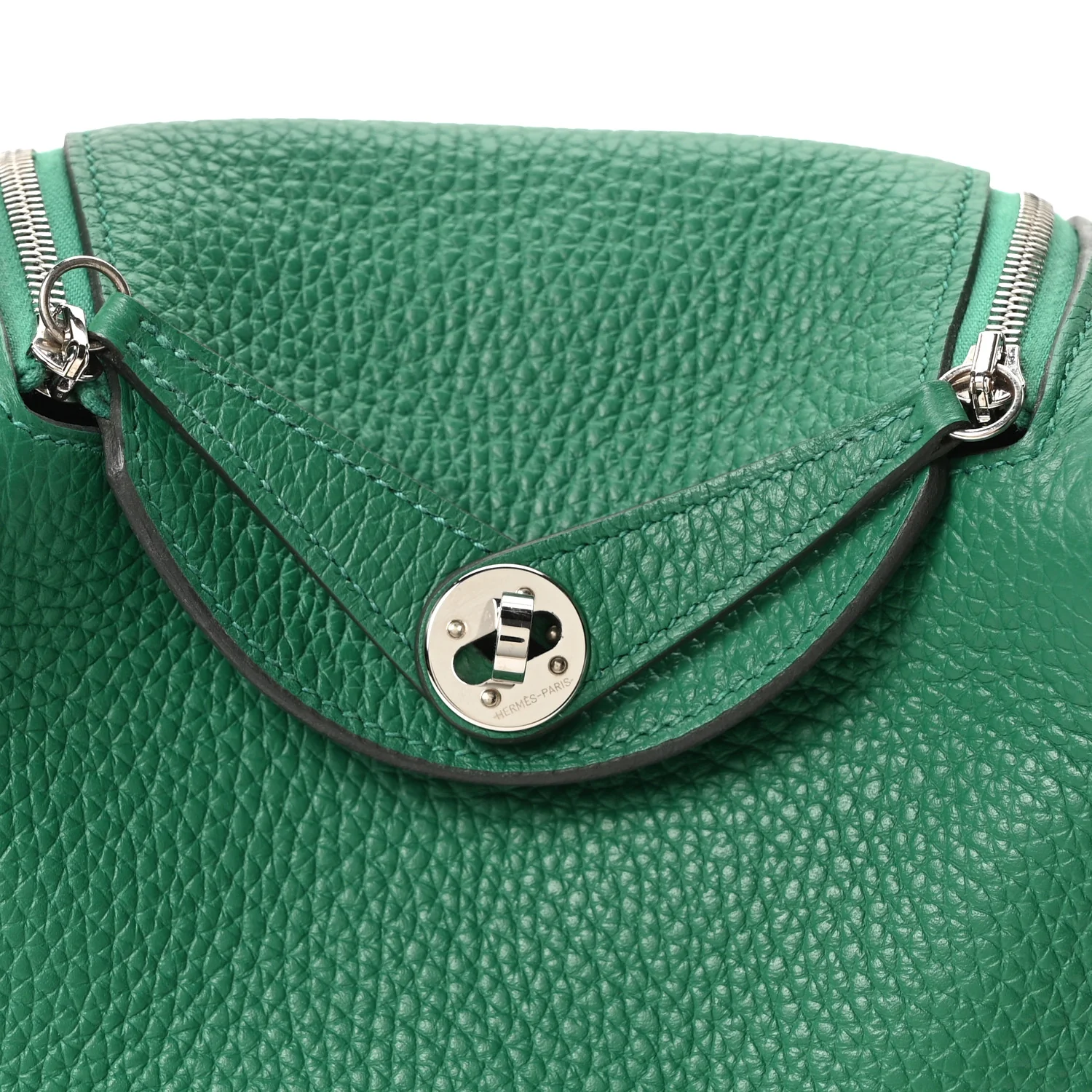 Taurillon Clemence Mini Lindy 20 Vert Vertigo