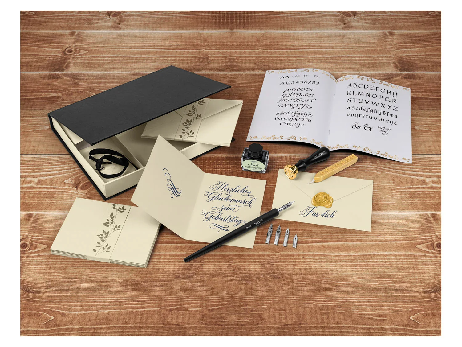 crelando Set de calligraphie, 30 pices